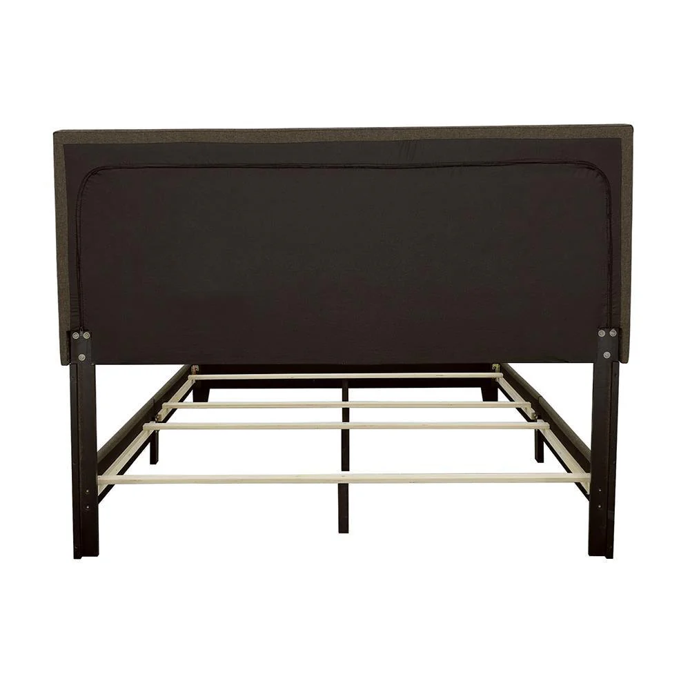 Boyd Charcoal Queen Upholstered Bed with Nailhead Trim - Image 7
