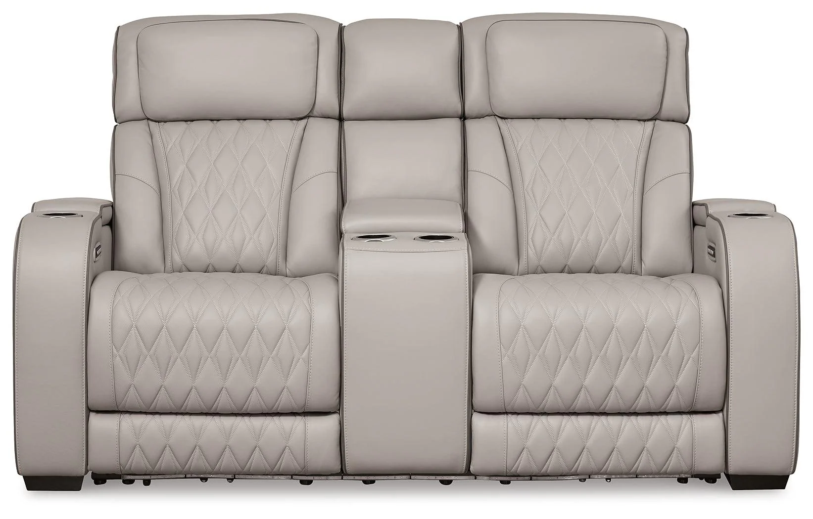 Boyington Gray Power Reclining Loveseat - Image 4