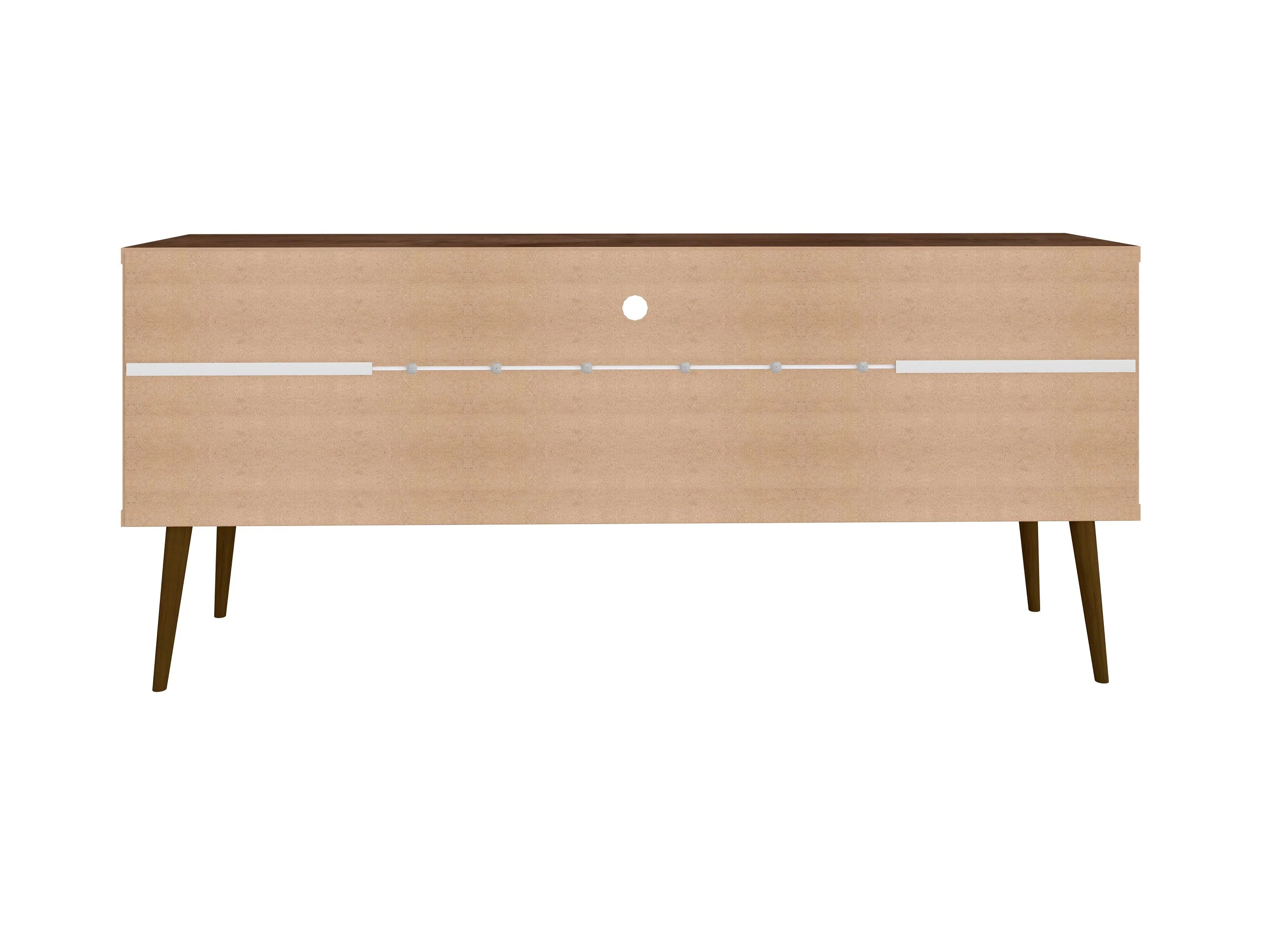 Bradley 62.99 TV Stand in Rustic Brown and White - Image 10