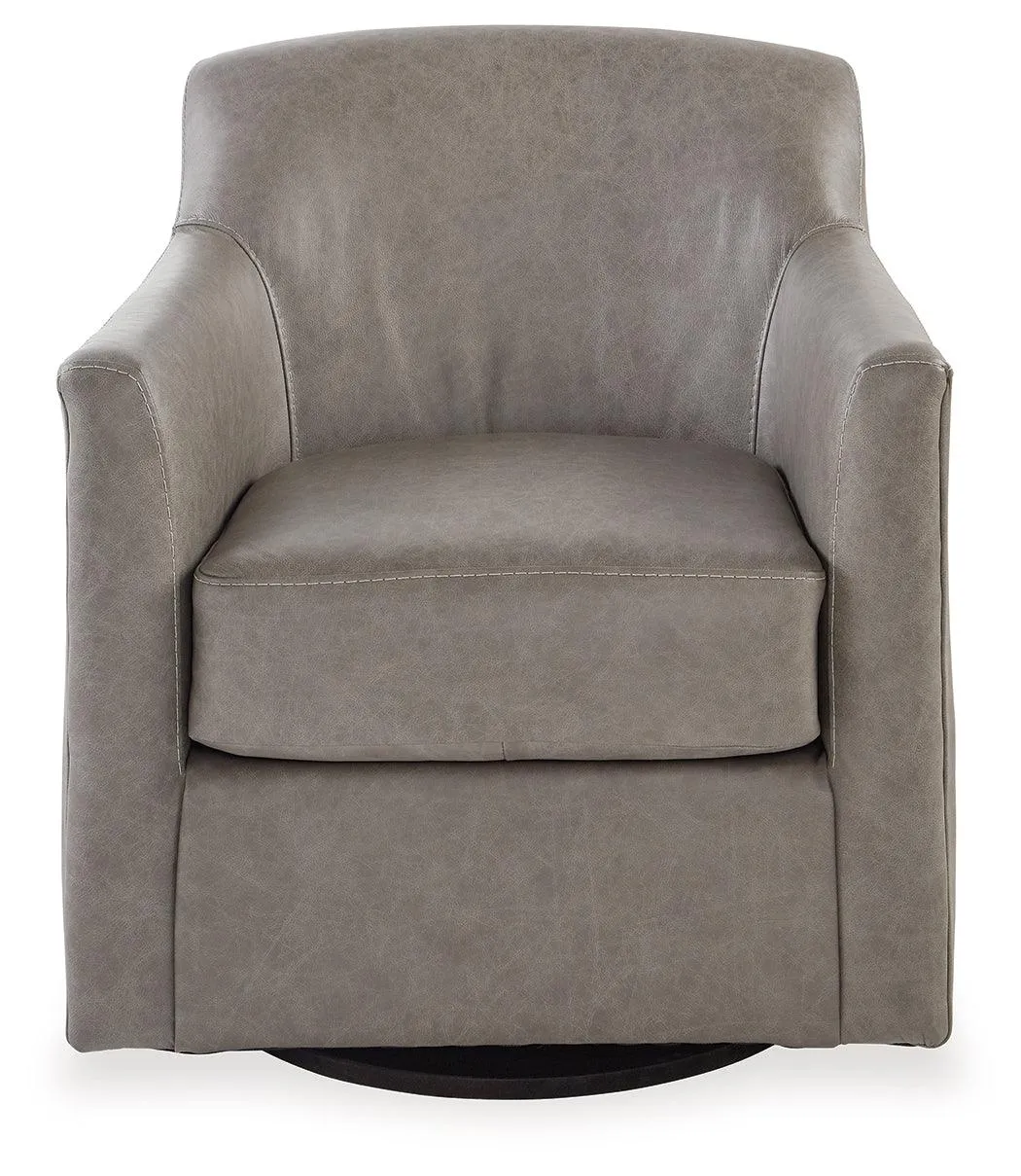 Bradney Fossil Swivel Accent Chair - Image 3