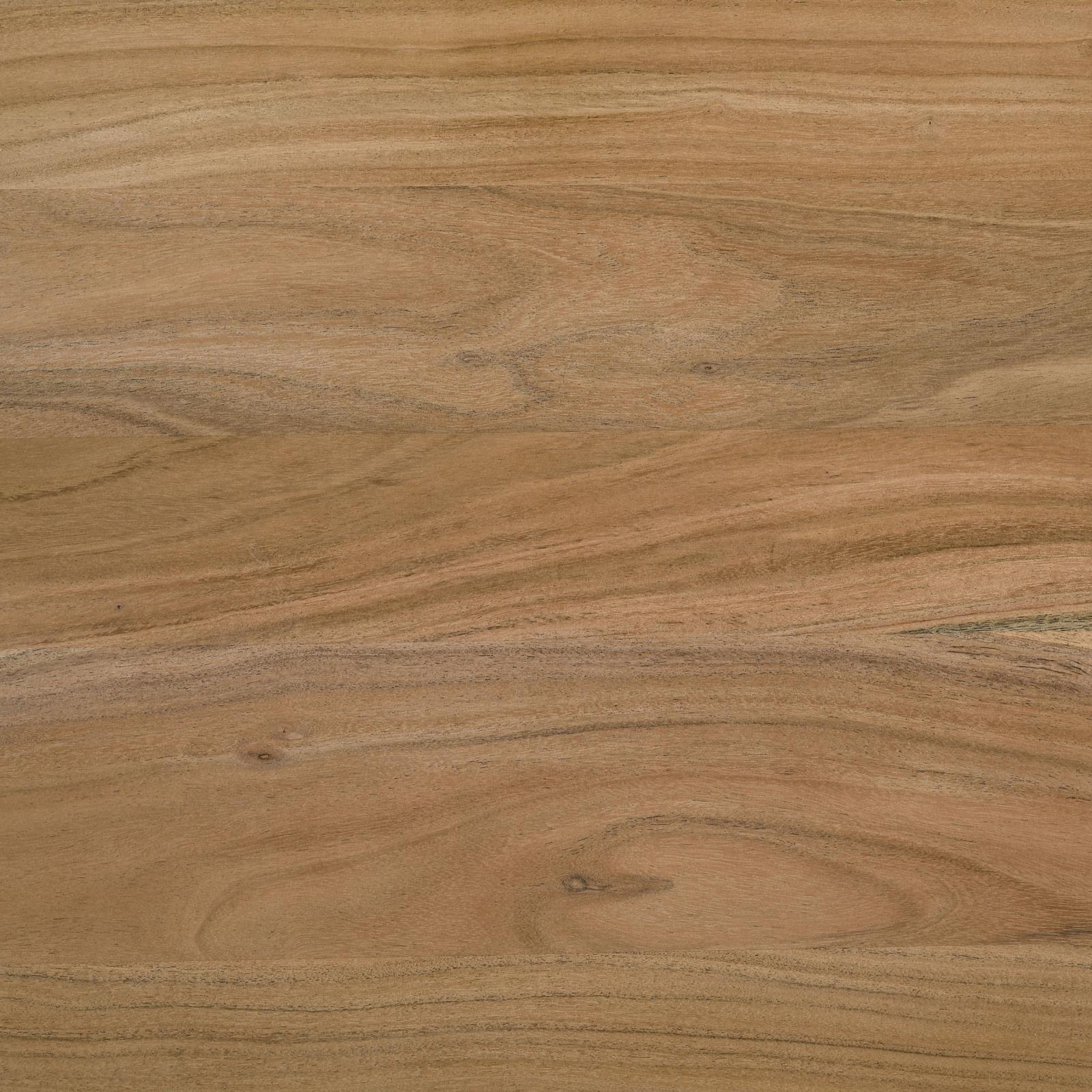 Bradshaw Natural Acacia and Black Rectangular Live Edge Dining Table - Image 5