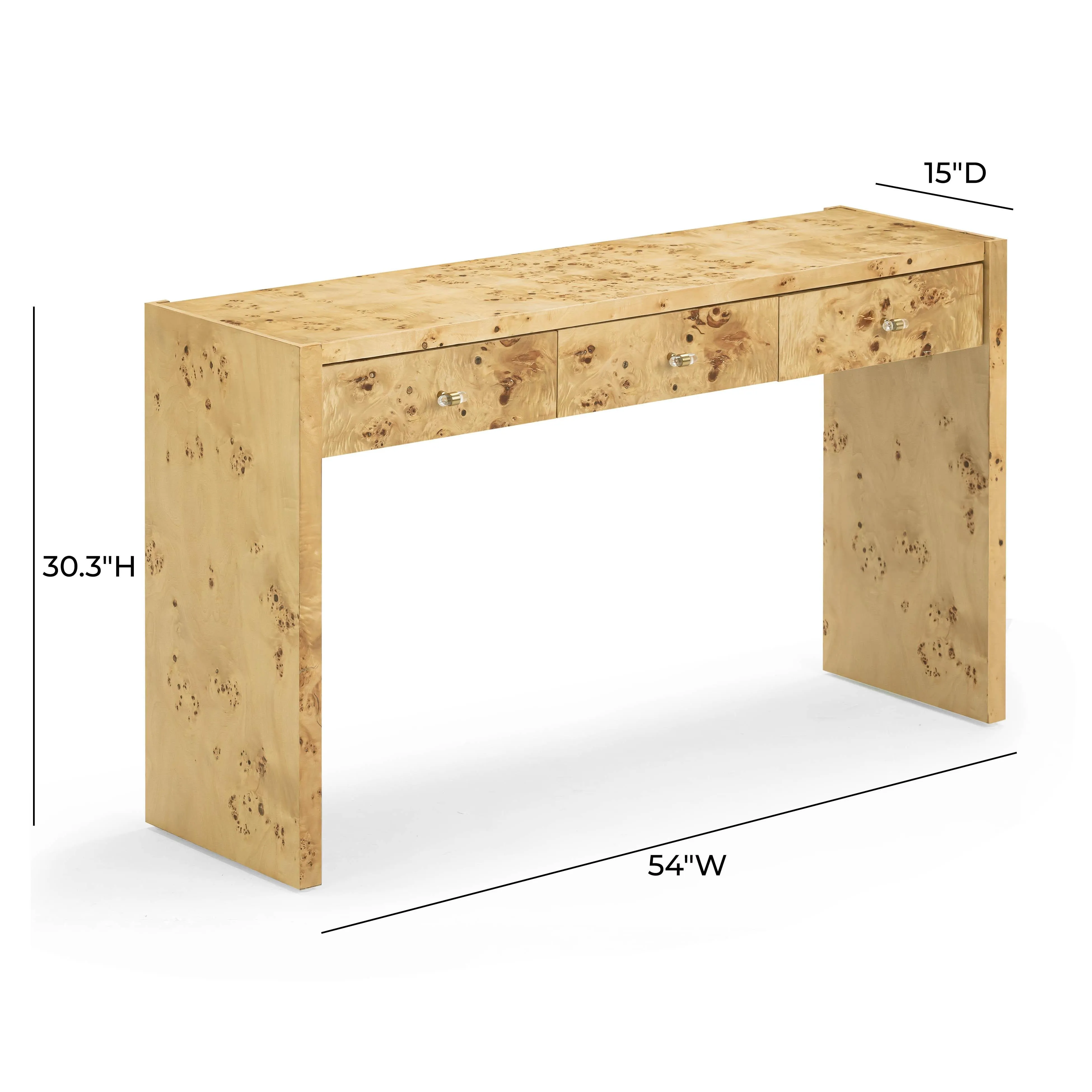 Brandyss Burl Console Table - Image 10