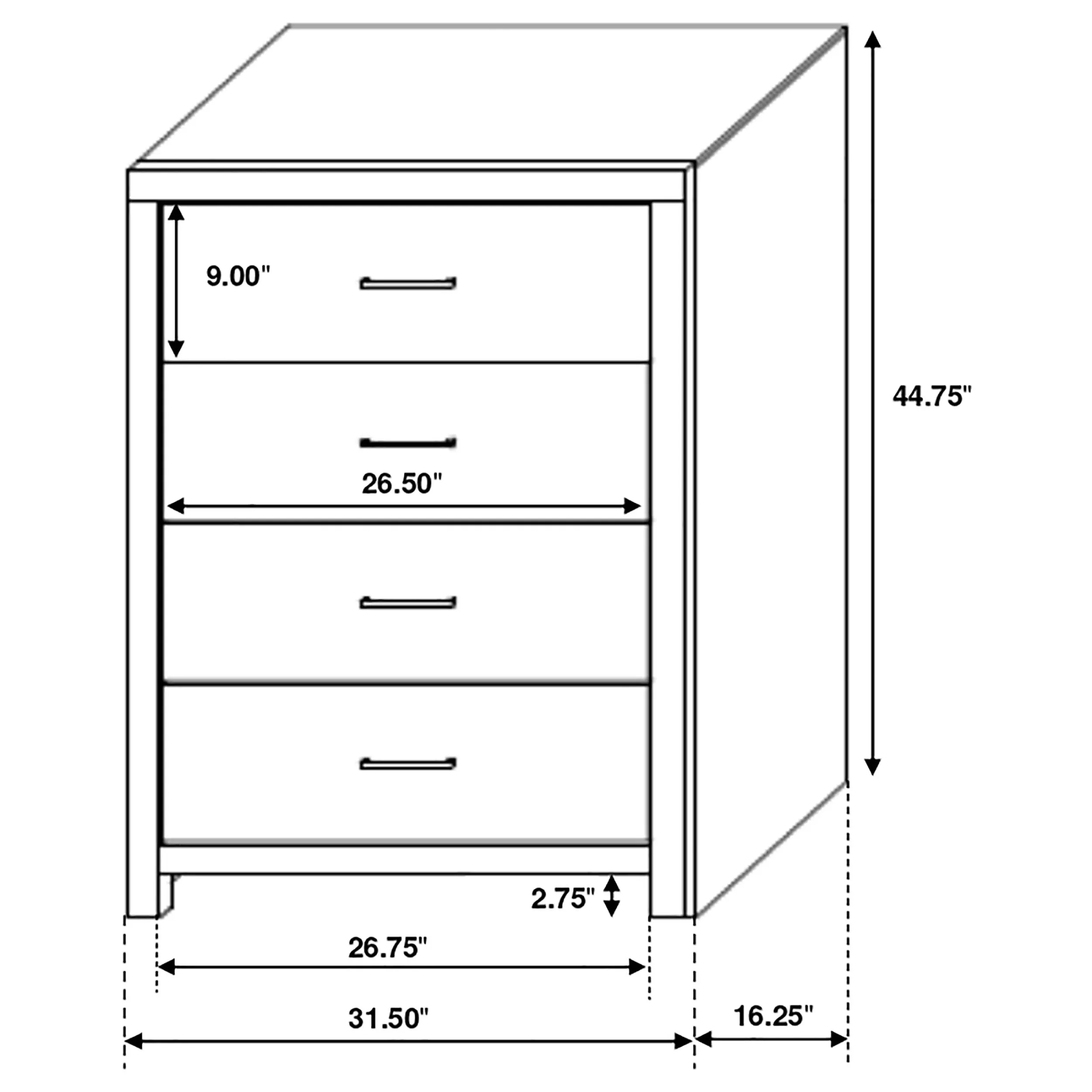 Brantford Barrel Oak 5-Piece Eastern King Panel Bedroom Set - Image 16