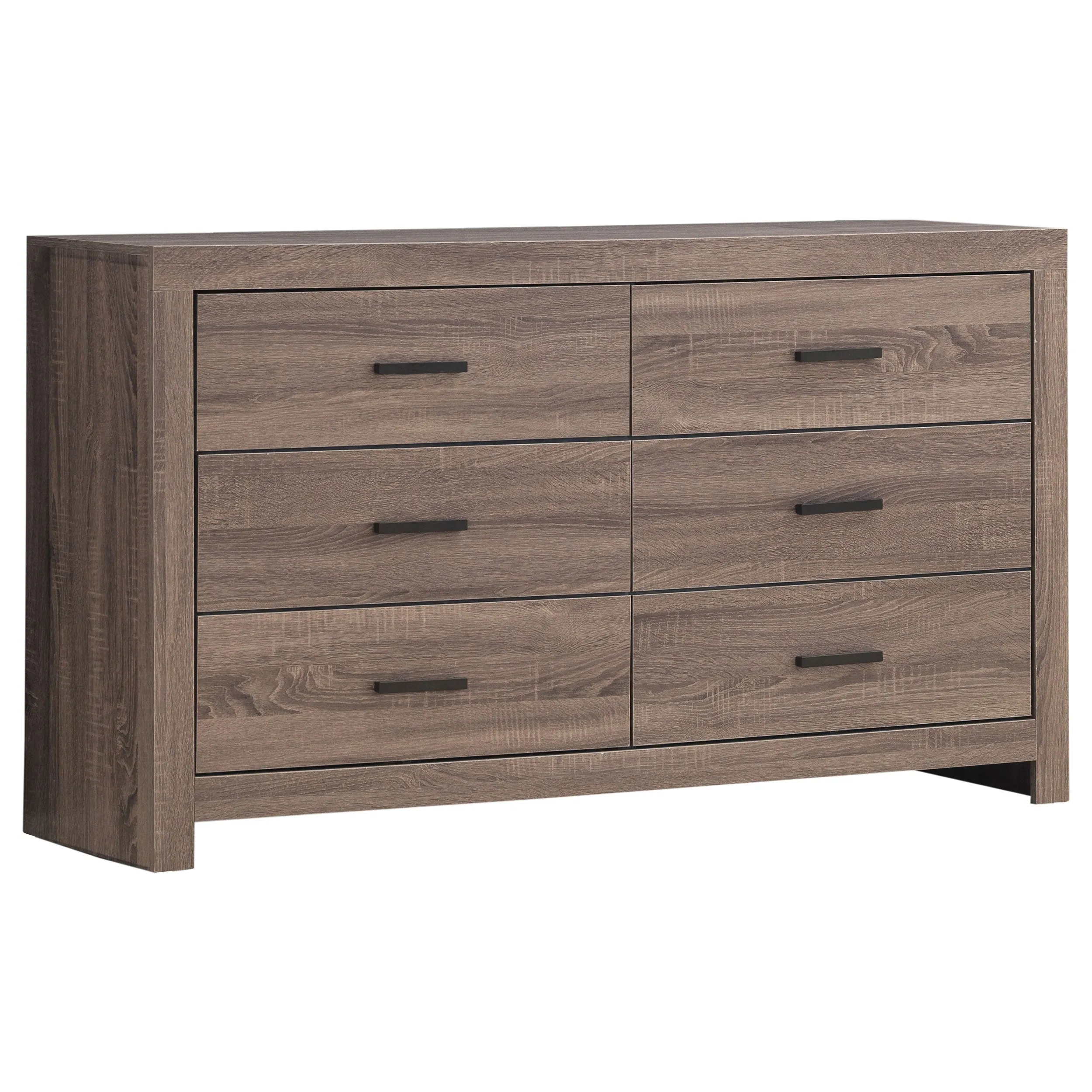 Brantford Barrel Oak 5-Piece Eastern King Panel Bedroom Set - Image 3