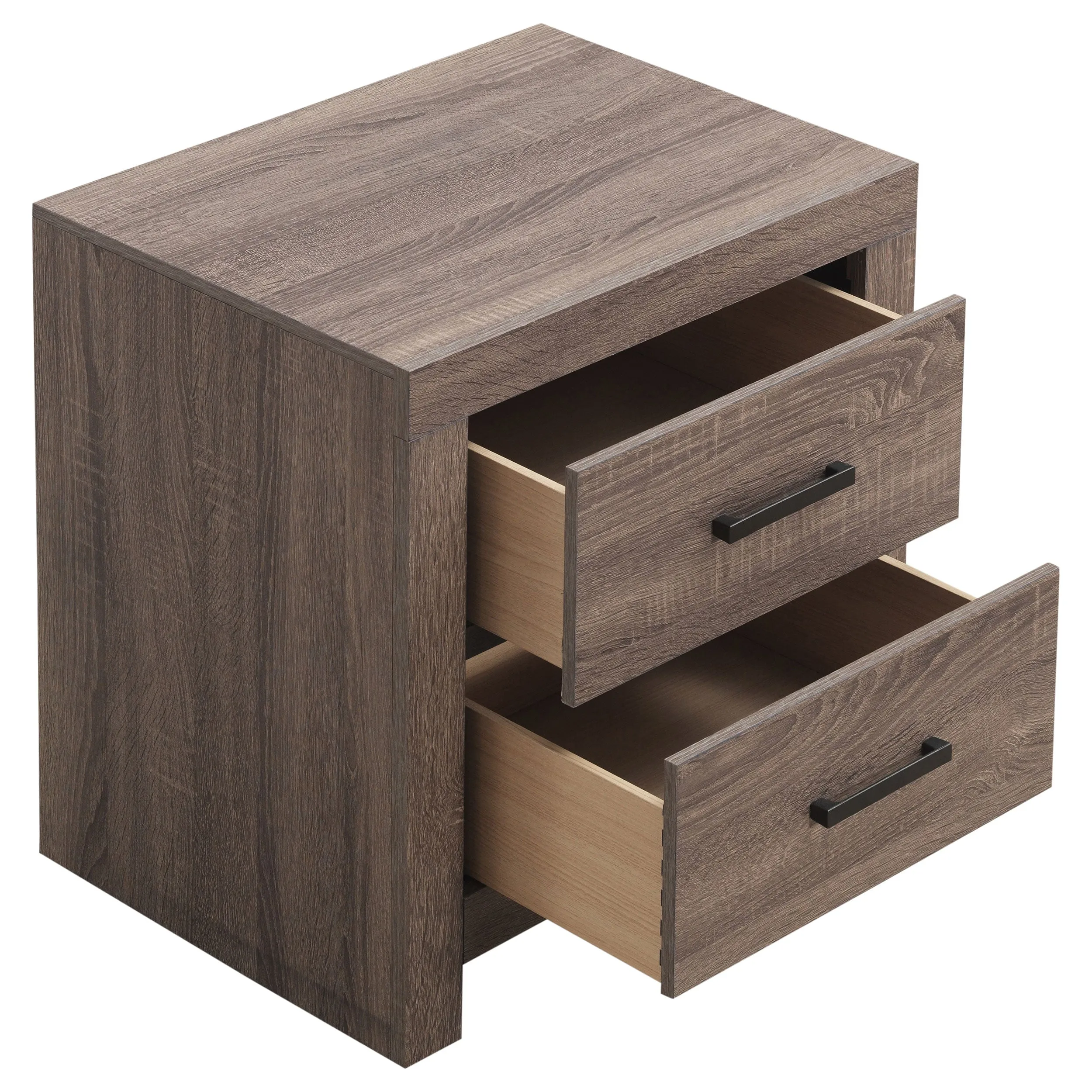 Brantford Barrel Oak 5-Piece Eastern King Panel Bedroom Set - Image 9