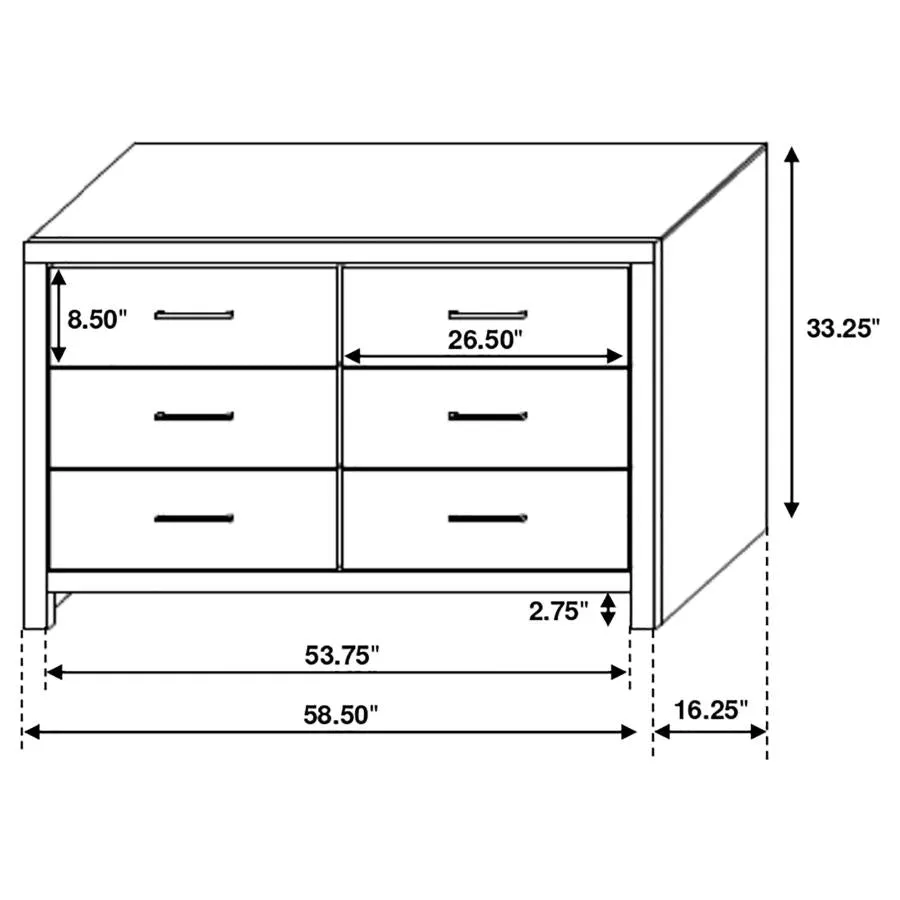 Brantford Barrel Oak 5-Piece Queen Bedroom Set - Image 18