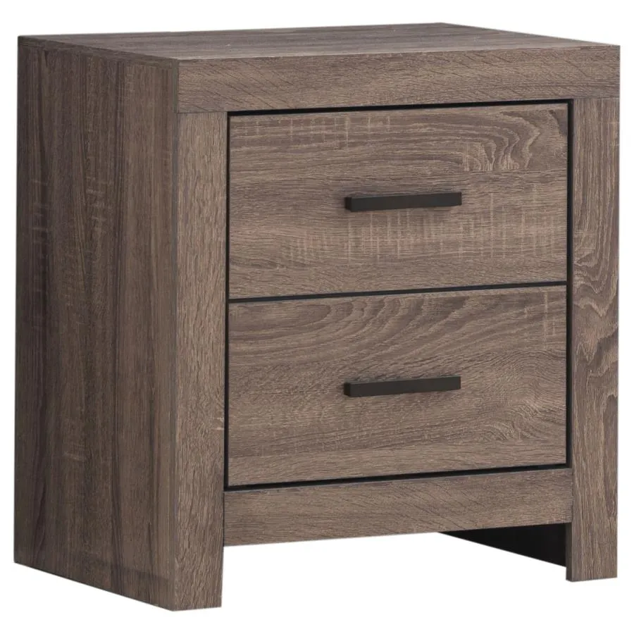 Brantford Barrel Oak 5-Piece Queen Storage Bedroom Set - Image 5