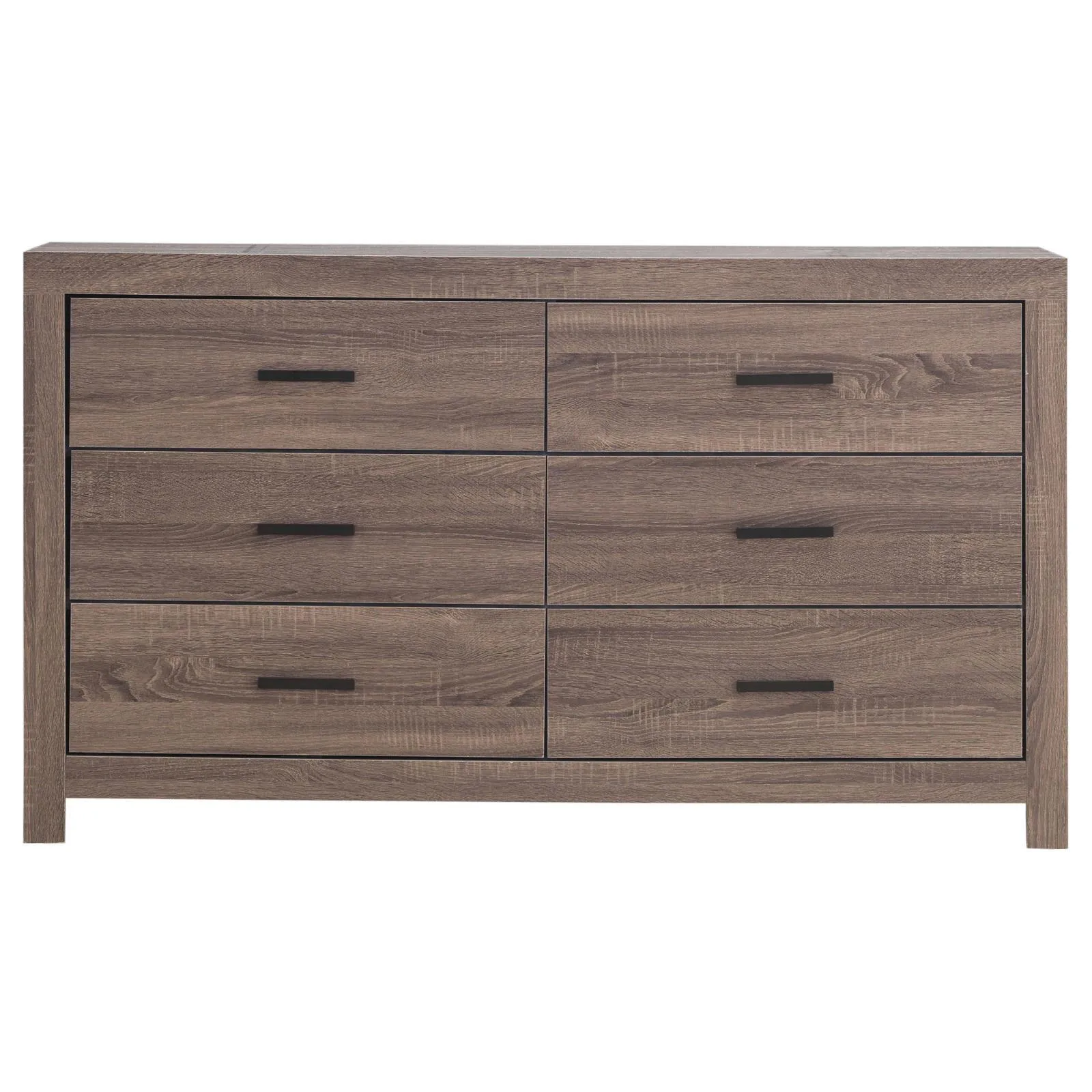 Brantford Barrel Oak 6-Drawer Dresser - Image 3