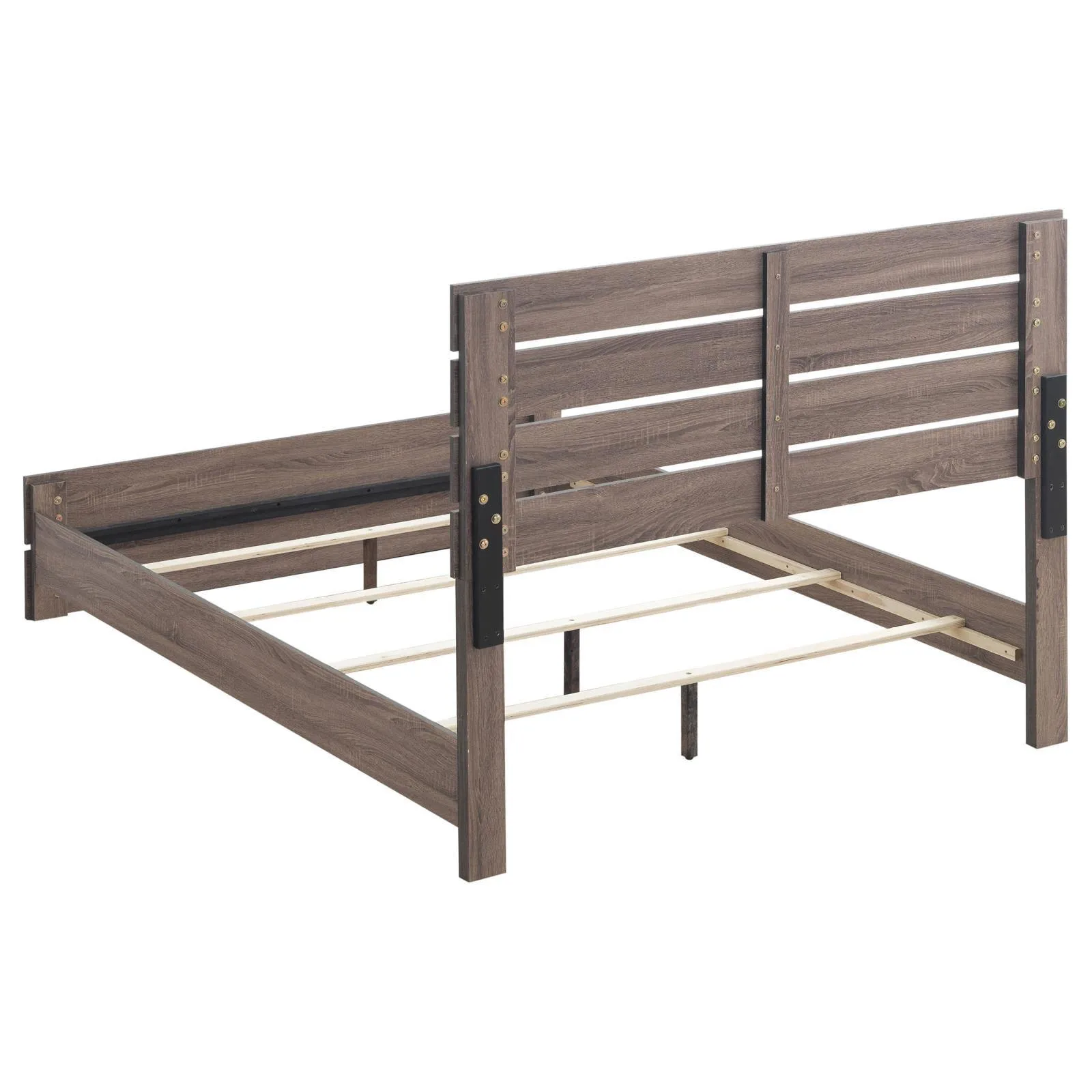 Brantford Barrel Oak Eastern King Panel Bed - Image 4