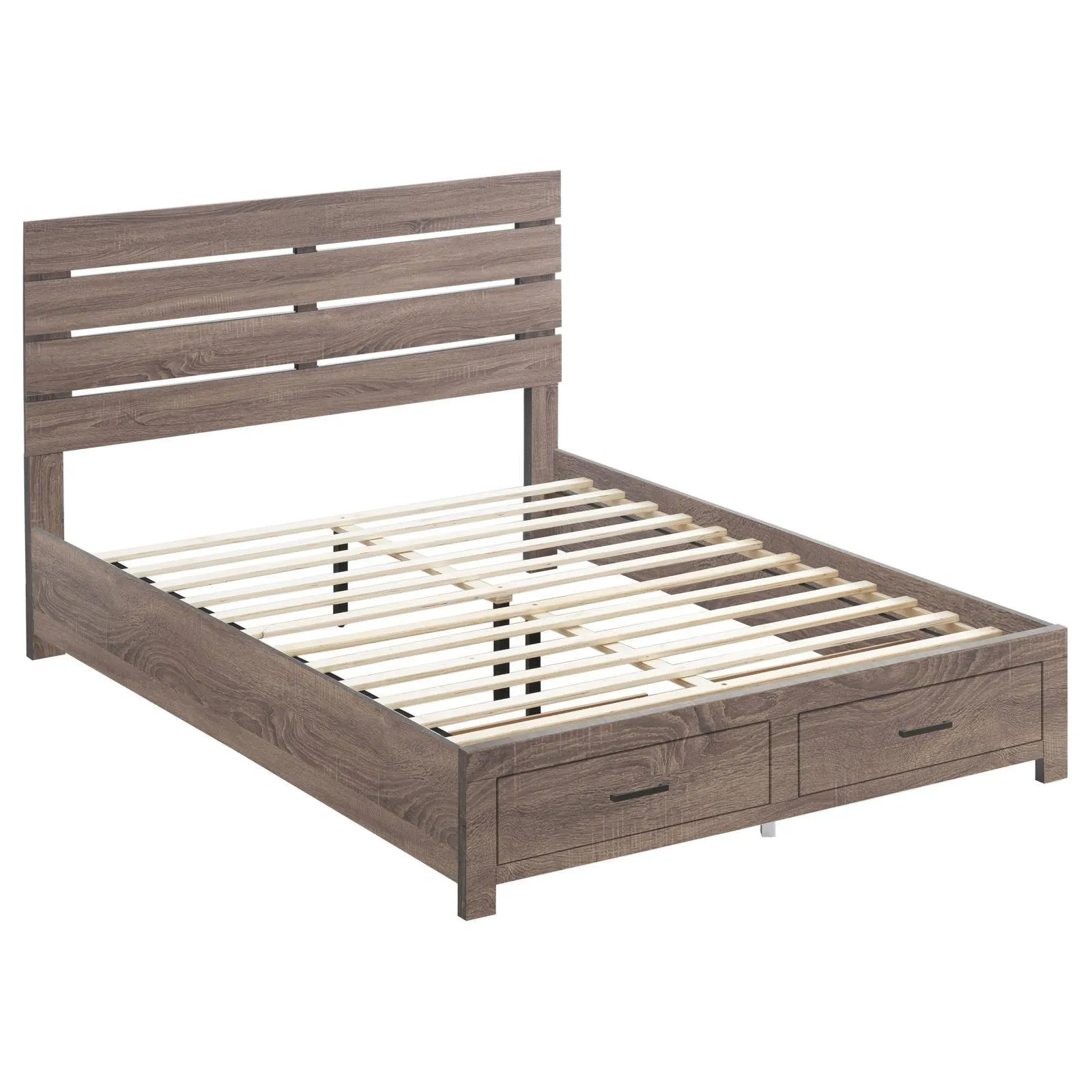 Brantford Barrel Oak Queen Storage Bed - Image 3