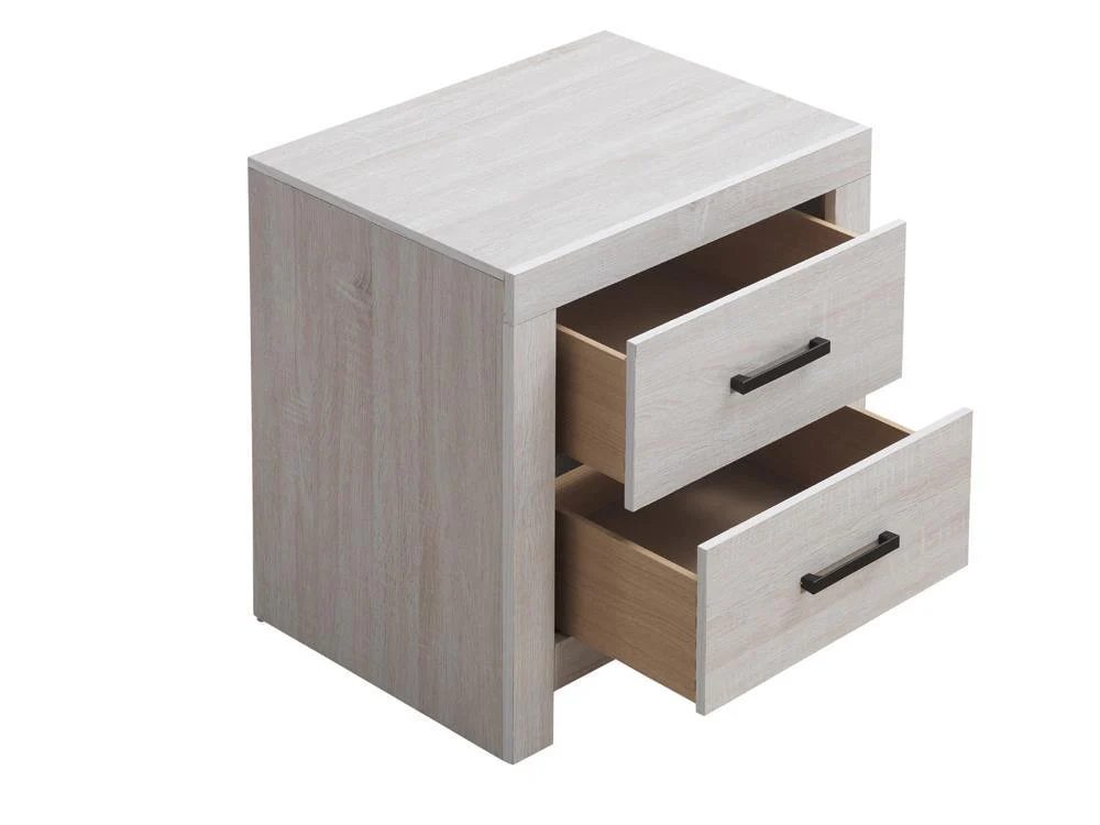 Brantford Coastal White 2-Drawer Nightstand - Image 5