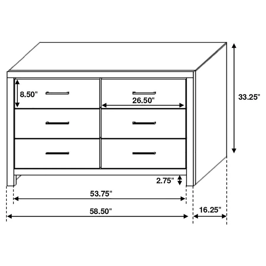 Brantford White Coastal Panel Bedroom Set - Image 16