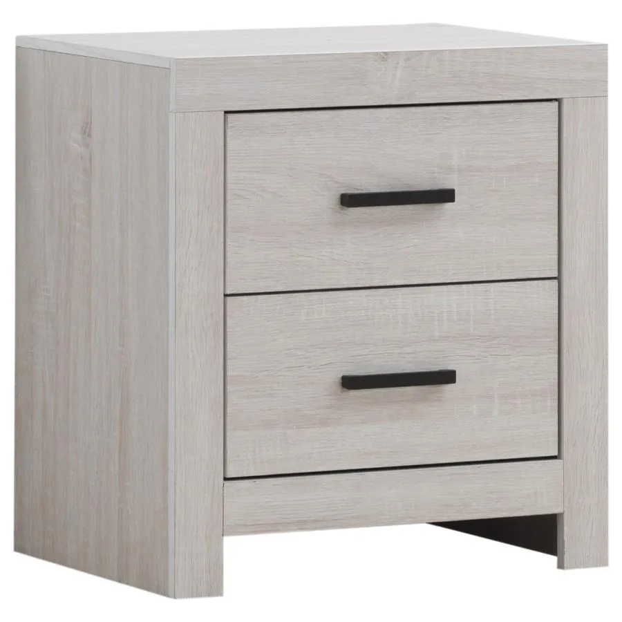 Brantford White 5-Piece Eastern King Bedroom Set - Image 5