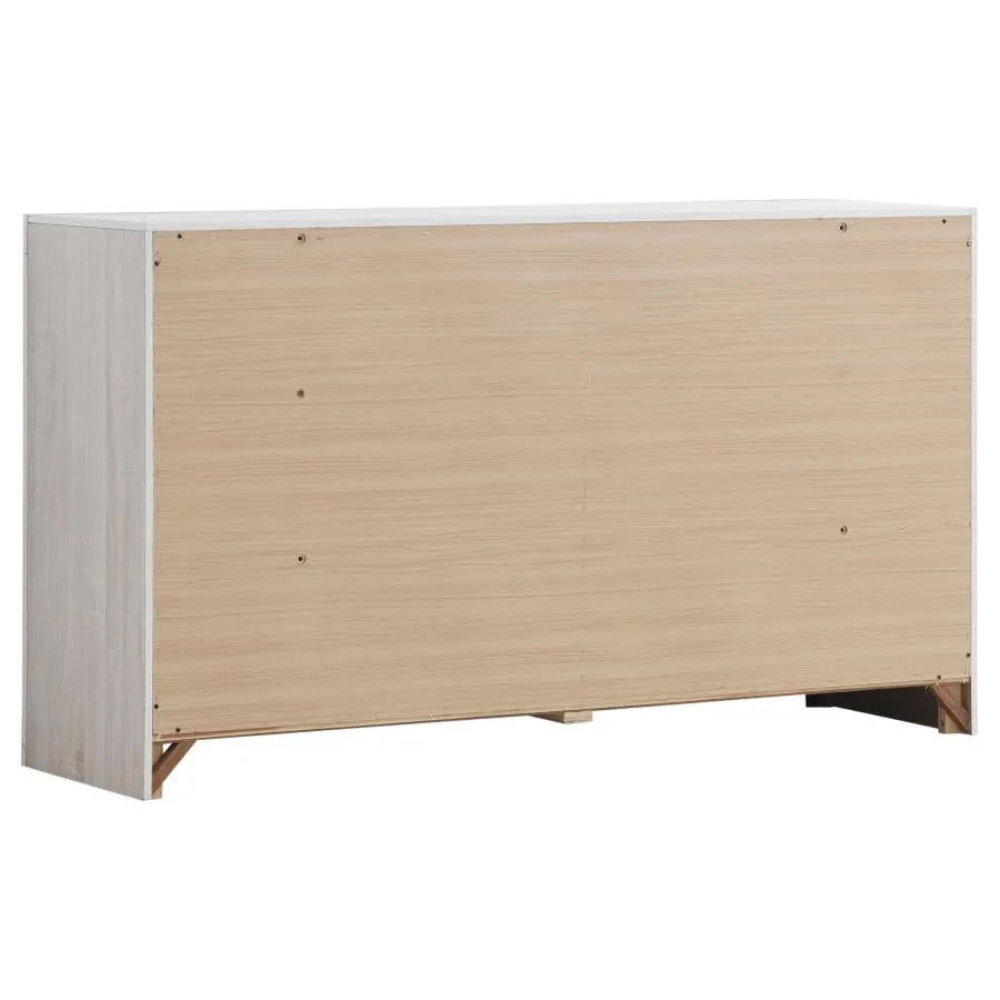 Brantford White 5-Piece Eastern King Bedroom Set - Image 8
