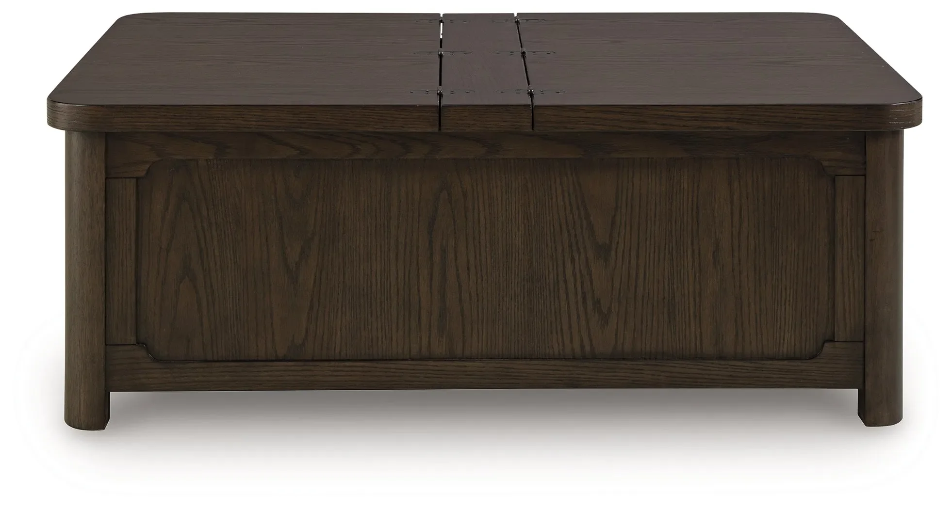 Breckington Dark Brown Coffee Table With Storage - Image 5