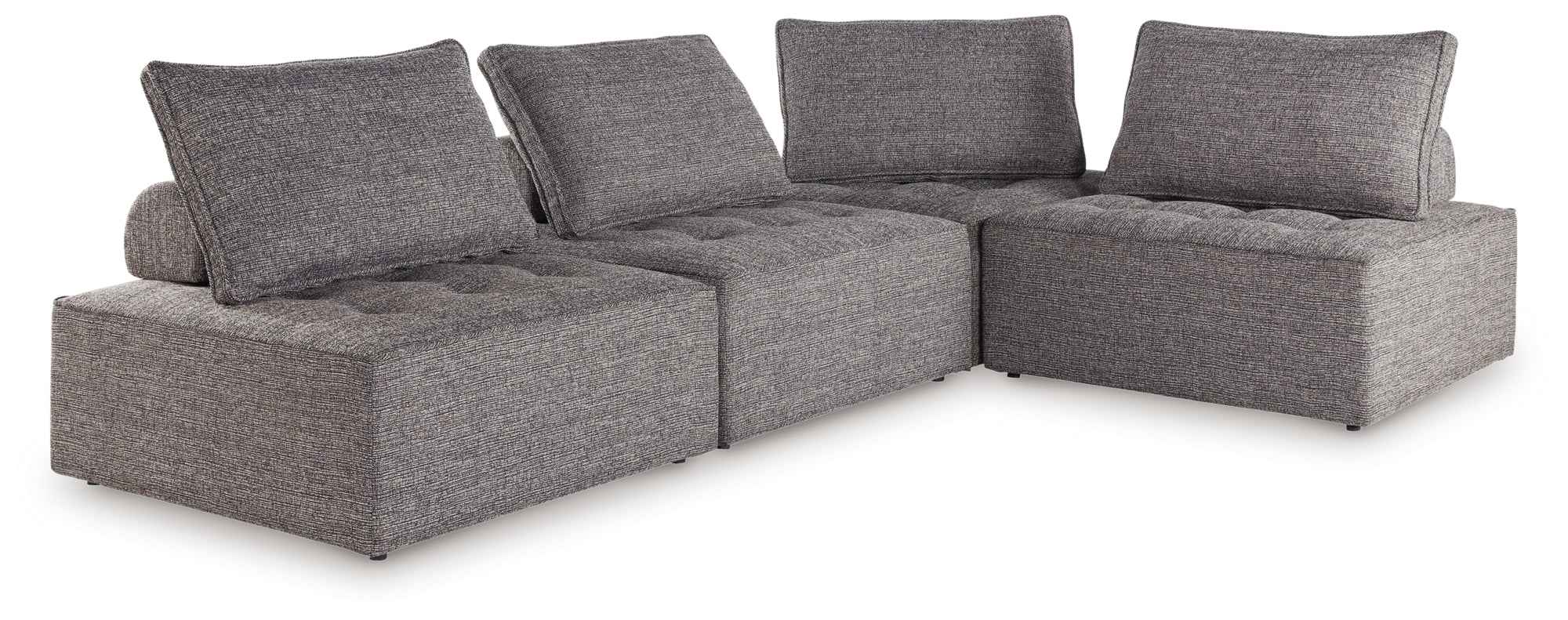 Bree Zee Brown 4-Piece Outdoor Sectional - Image 5