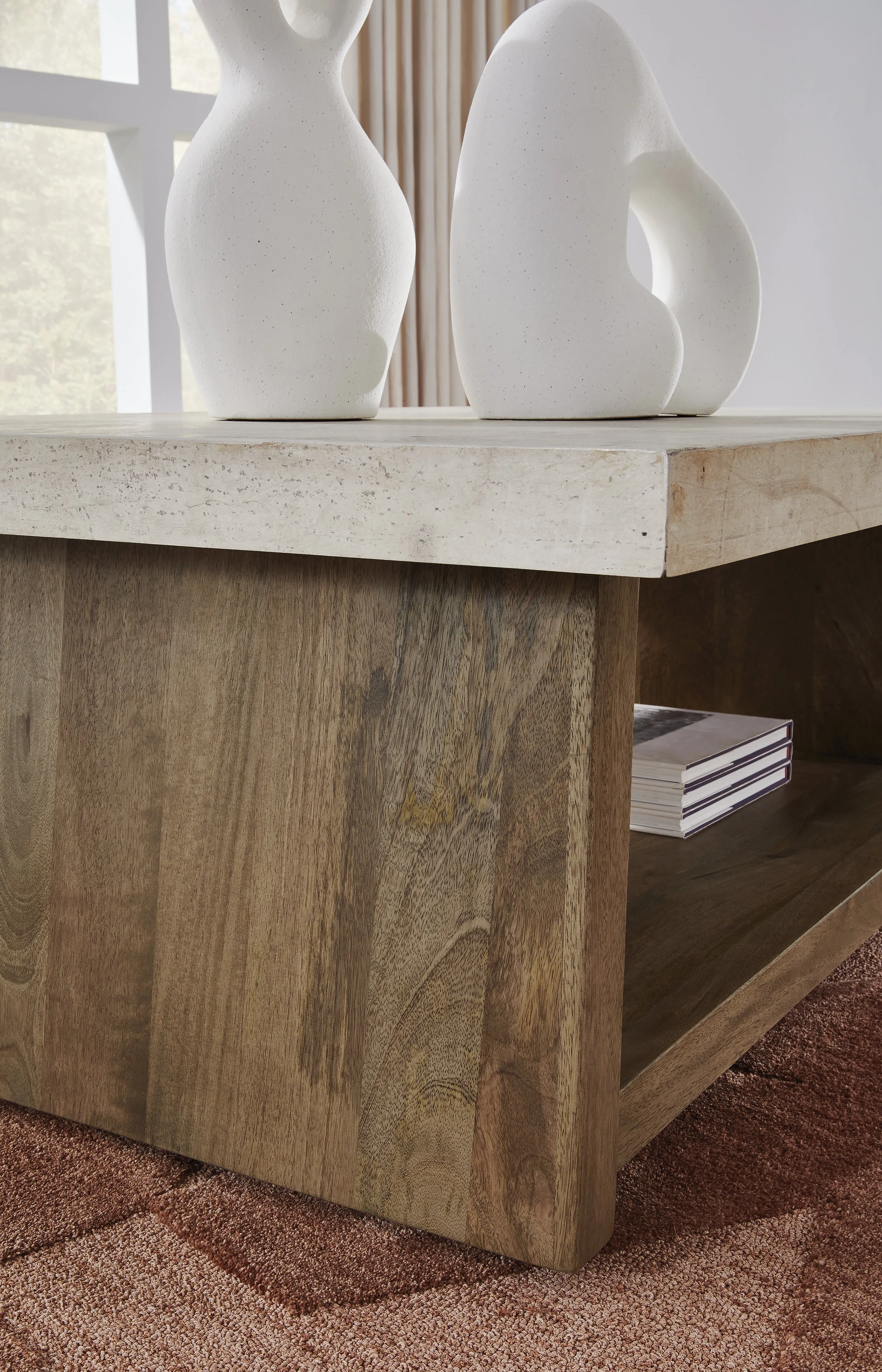 Brendalhouse Light Brown Coffee Table - Image 6