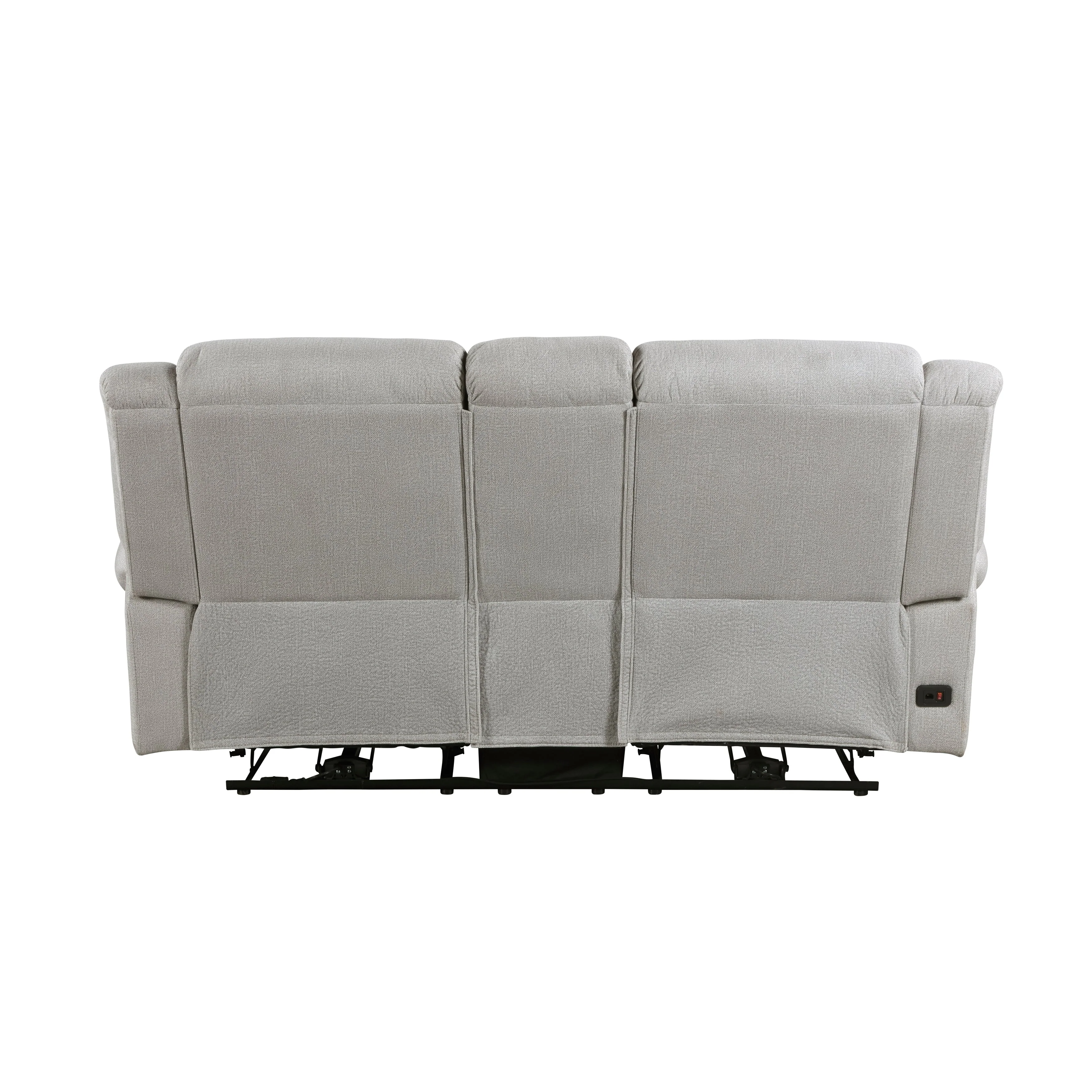 Brennen Mist Power Double Reclining Loveseat with Center Console - Image 3