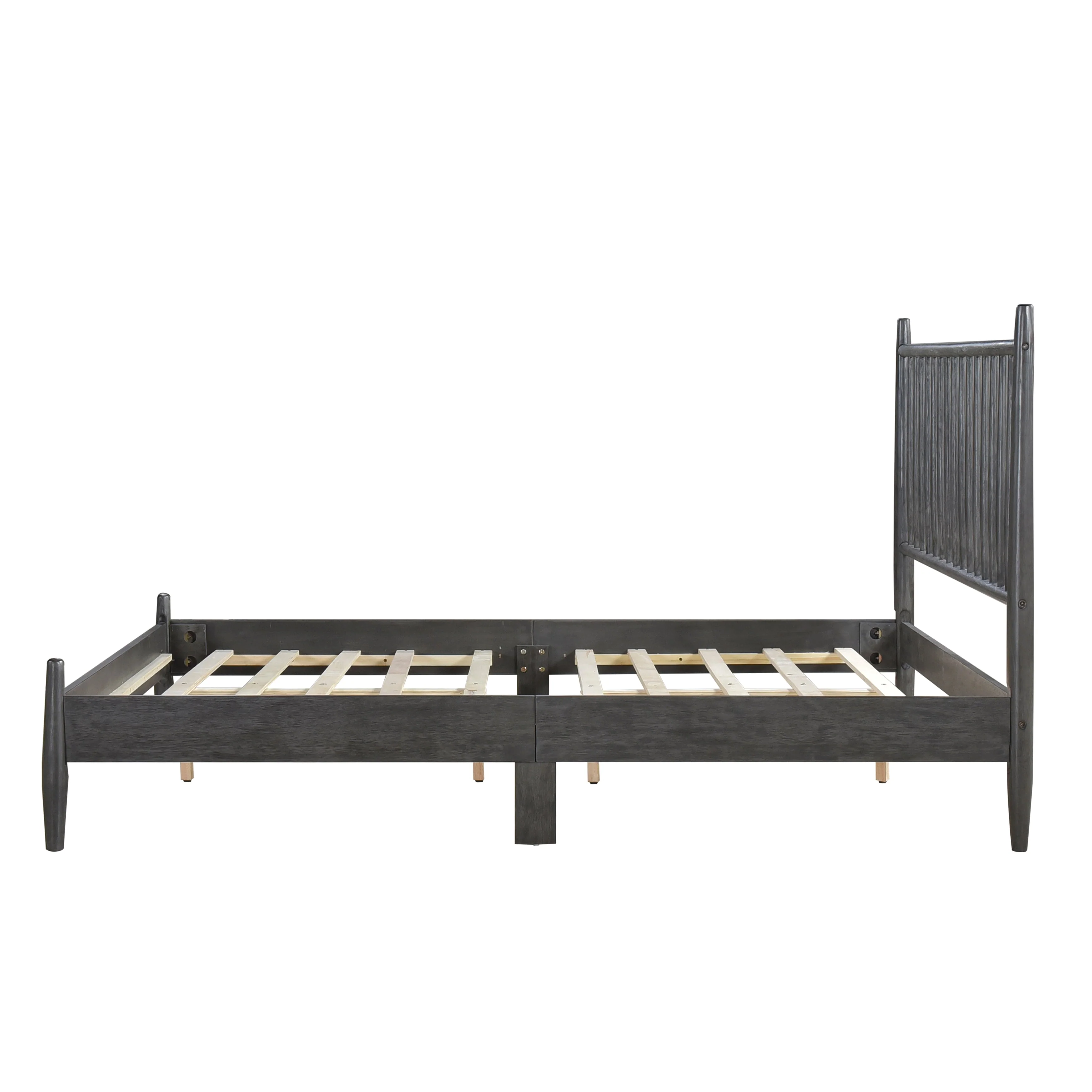 Brickell Gray Full Platform Bed - Image 6