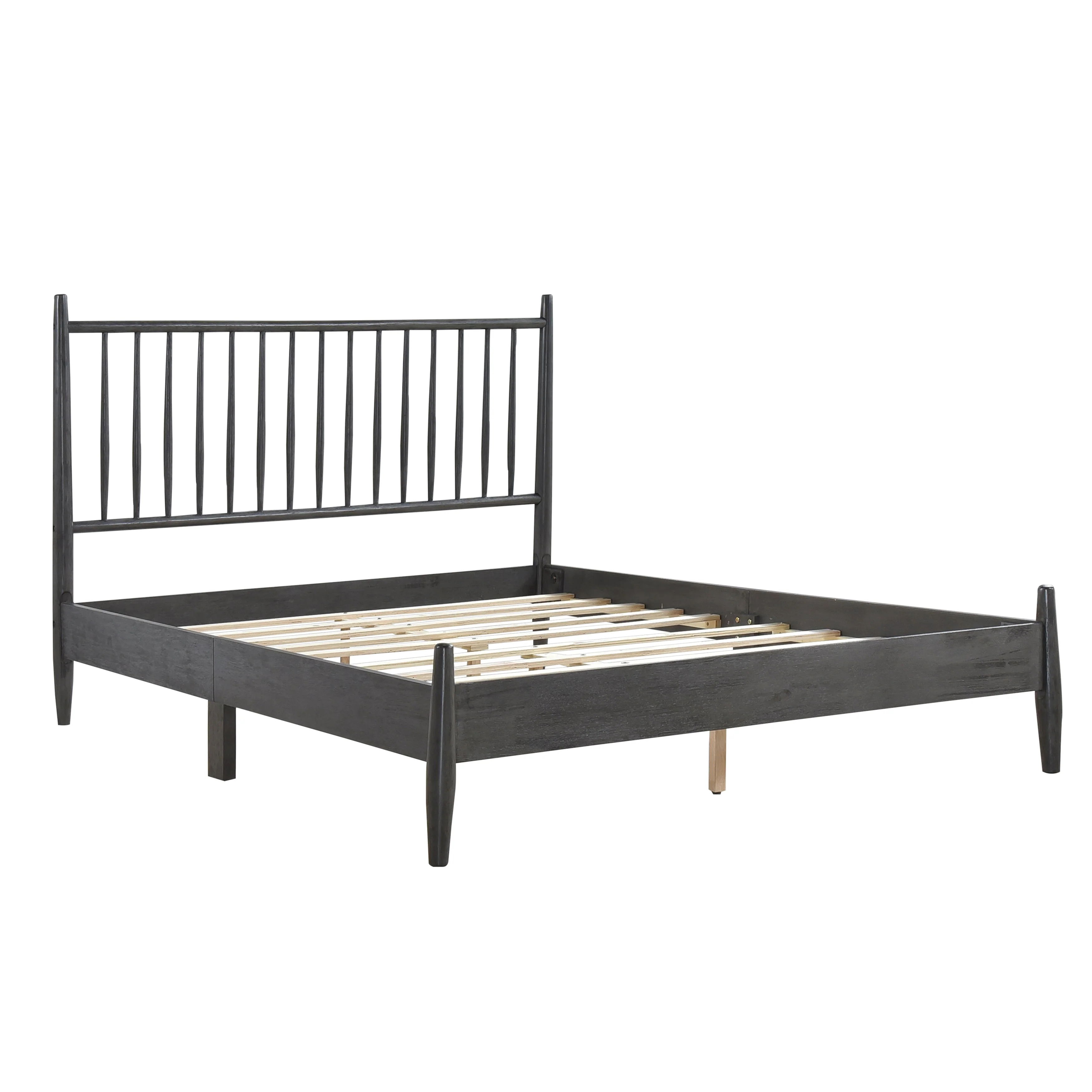 Brickell Gray Twin Platform Bed - Image 5