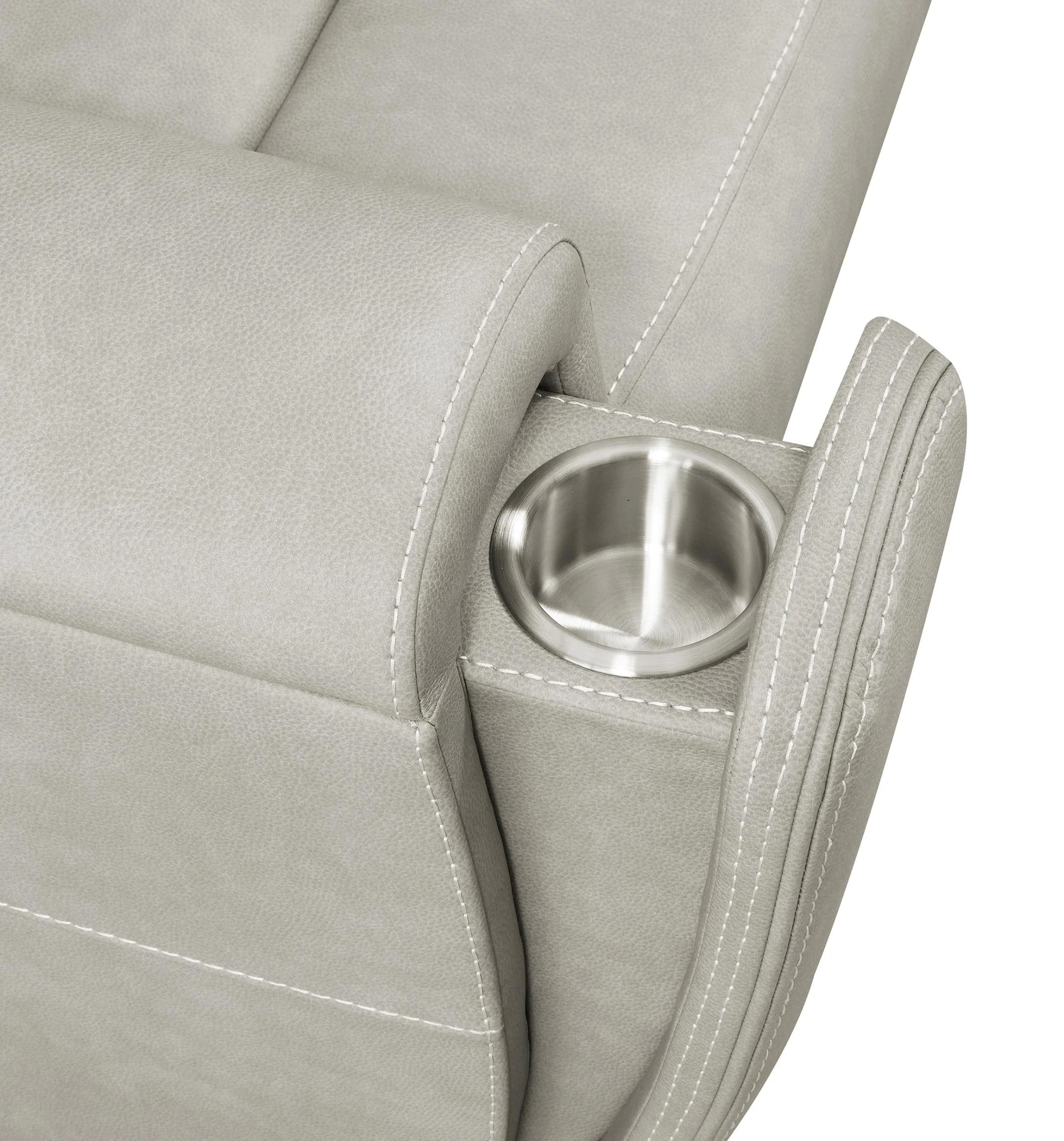 Brickston Gray 2-Piece Triple Power Reclining Set - Image 11
