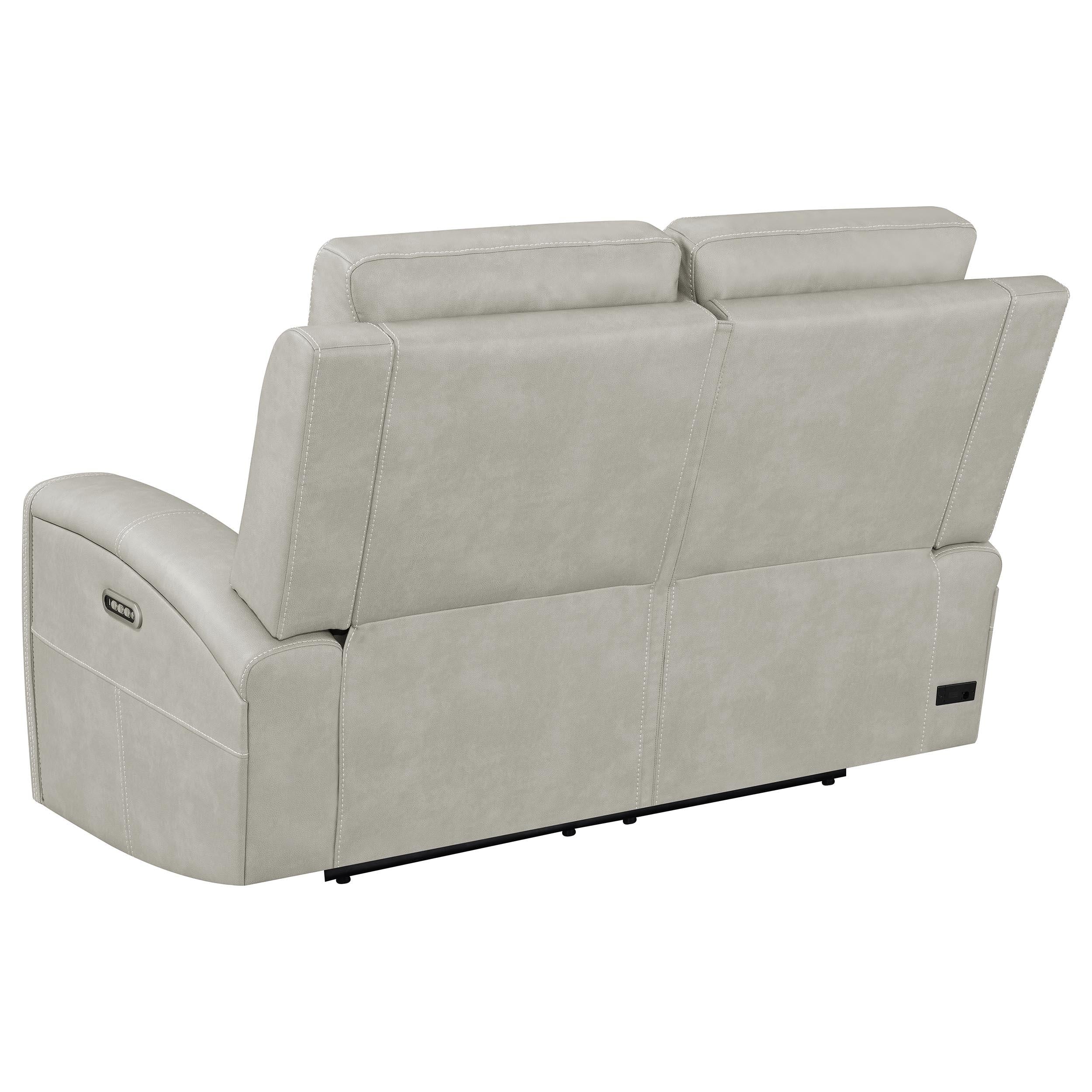 Brickston Gray 2-Piece Triple Power Reclining Set - Image 7