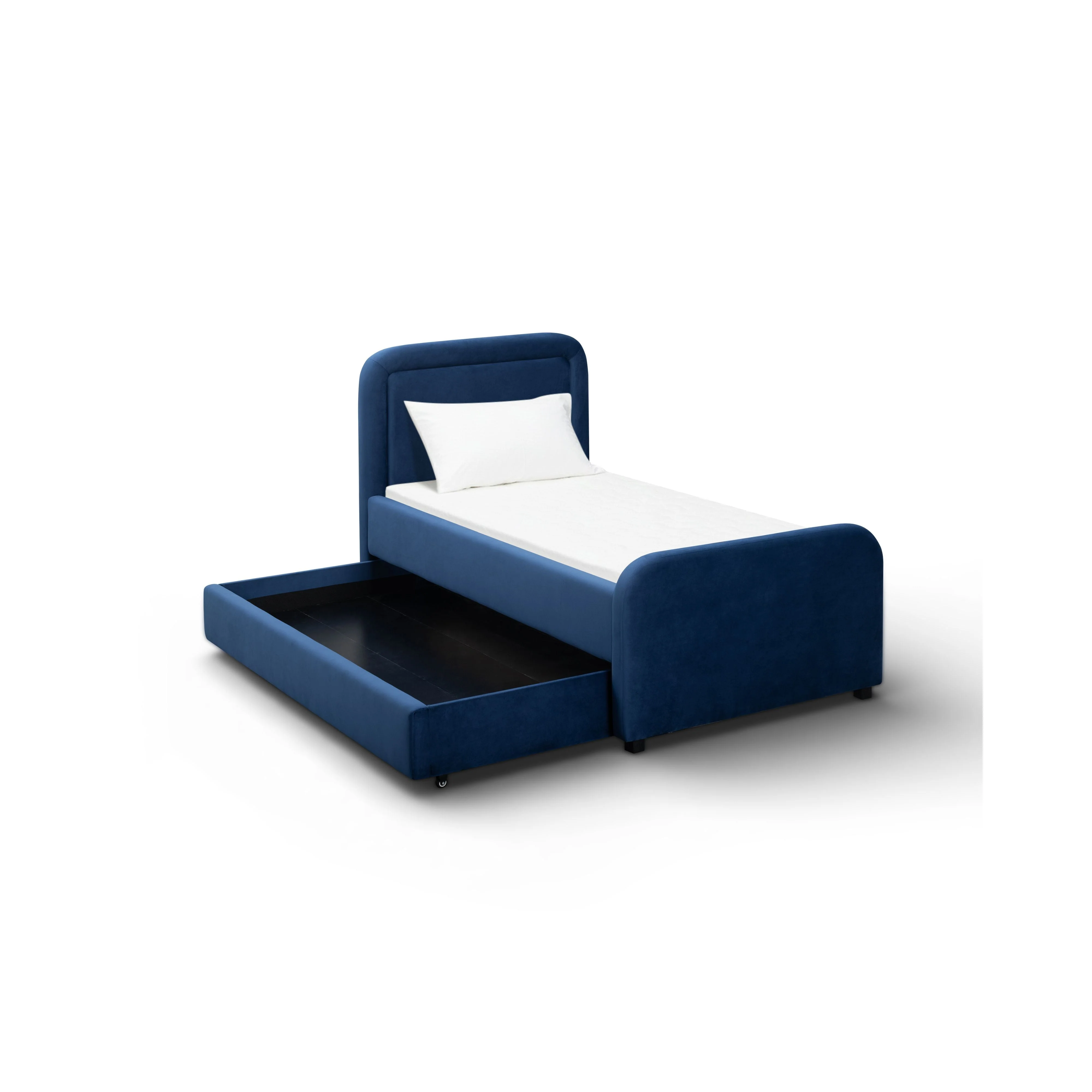 Briella Performance Velvet Trundle Bed in Twin - Image 11