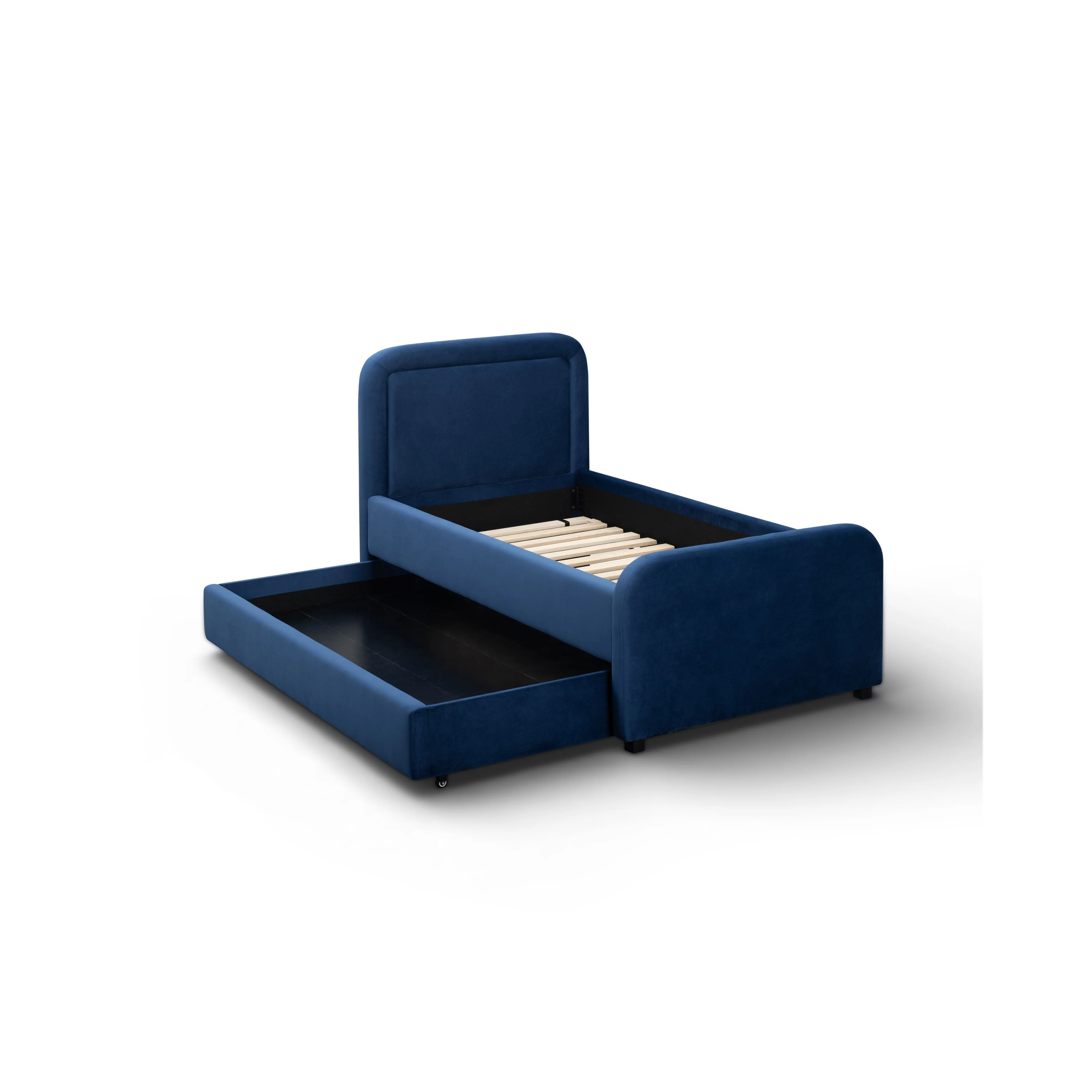 Briella Performance Velvet Trundle Bed in Twin - Image 15