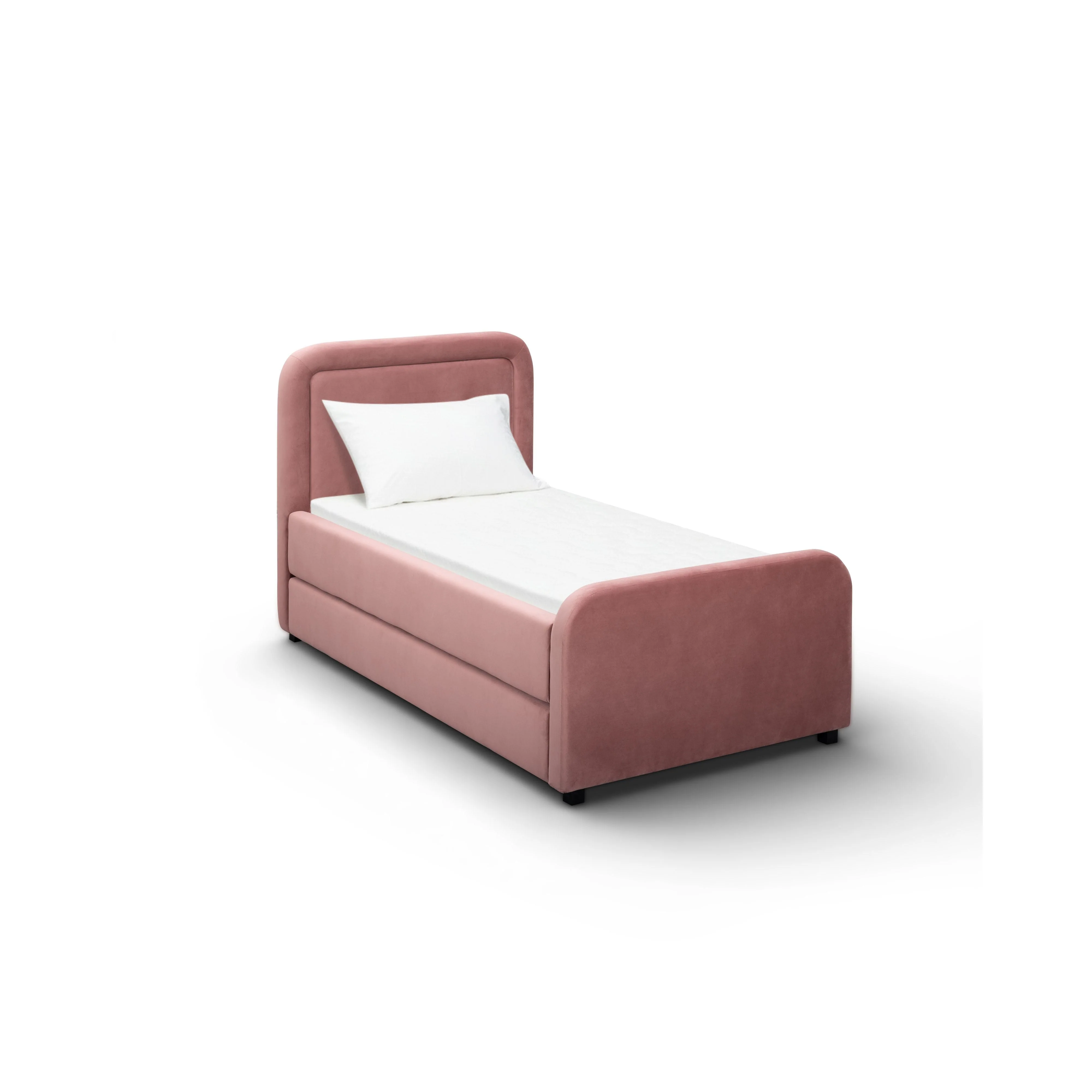 Briella Performance Velvet Trundle Bed in Twin - Image 3