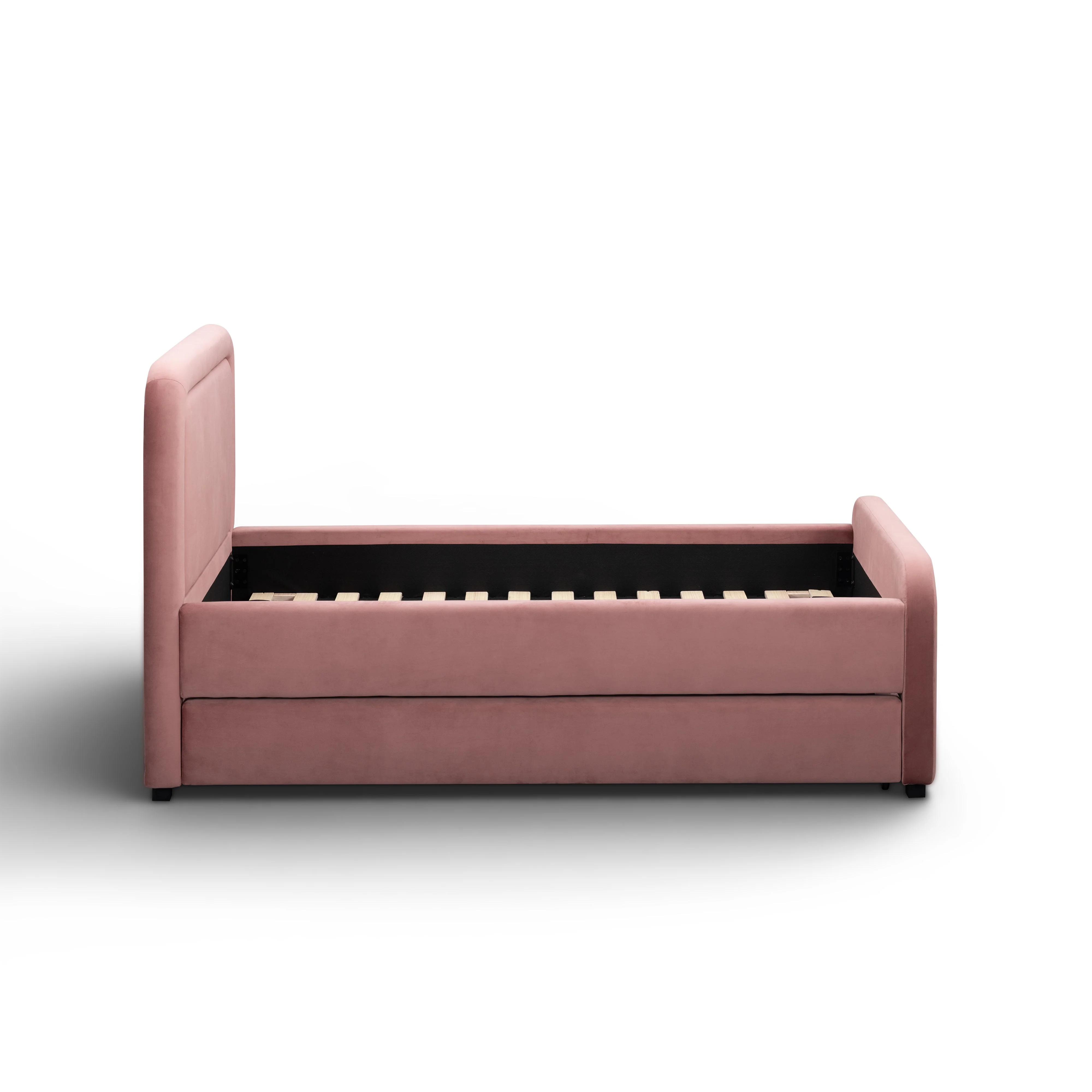 Briella Performance Velvet Trundle Bed in Twin - Image 5