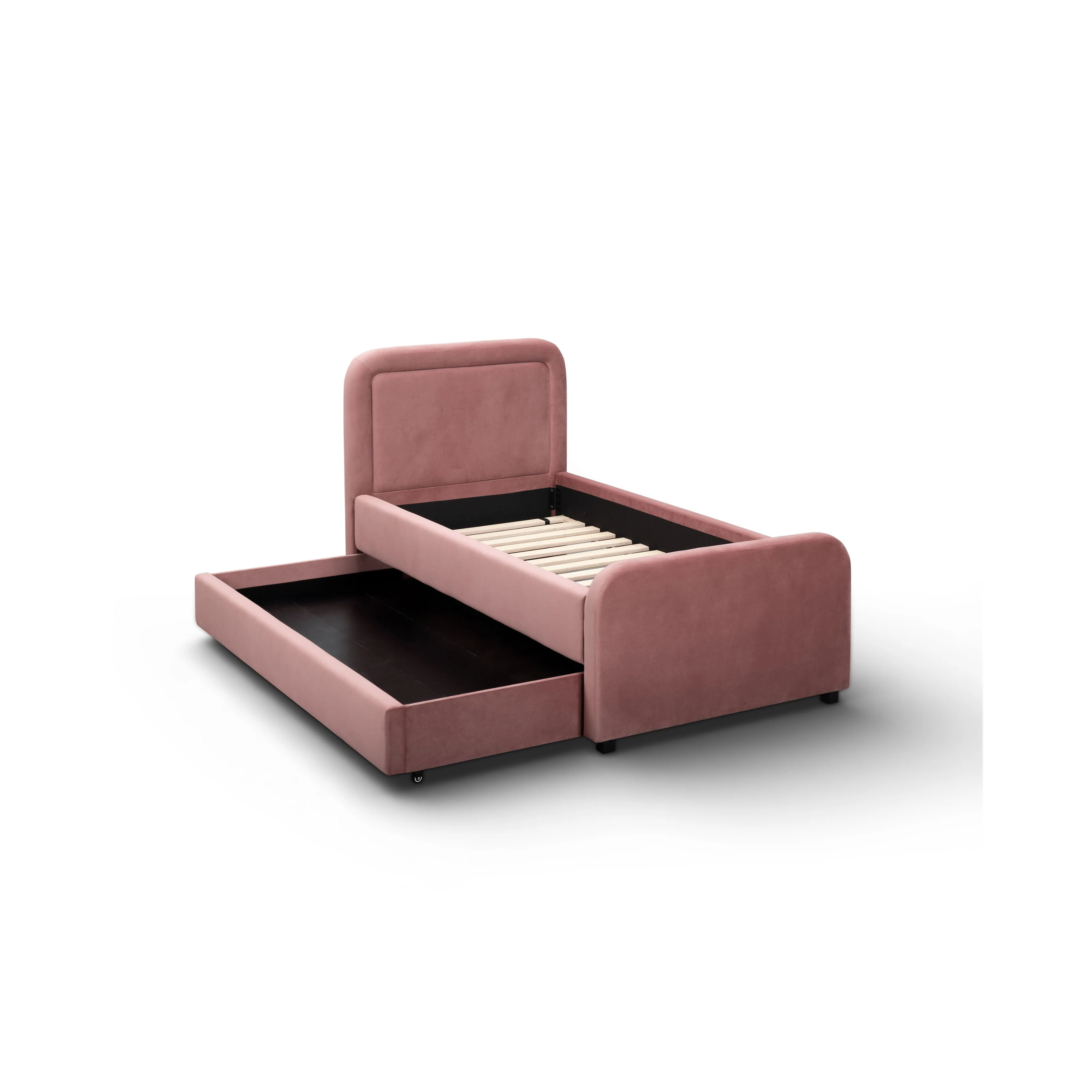 Briella Performance Velvet Trundle Bed in Twin - Image 7
