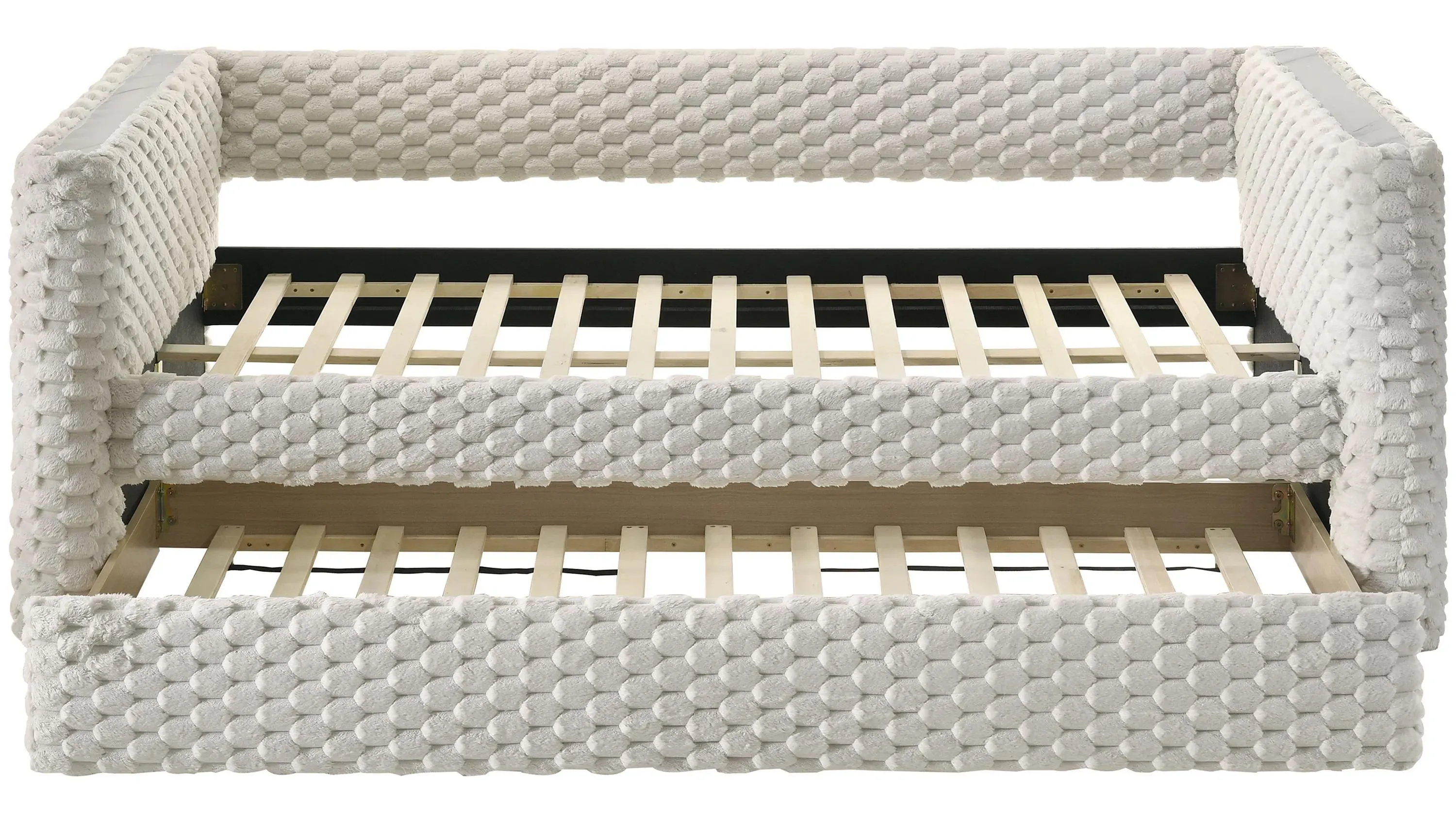 Brielle White Dove Daybed with Trundle - Image 3