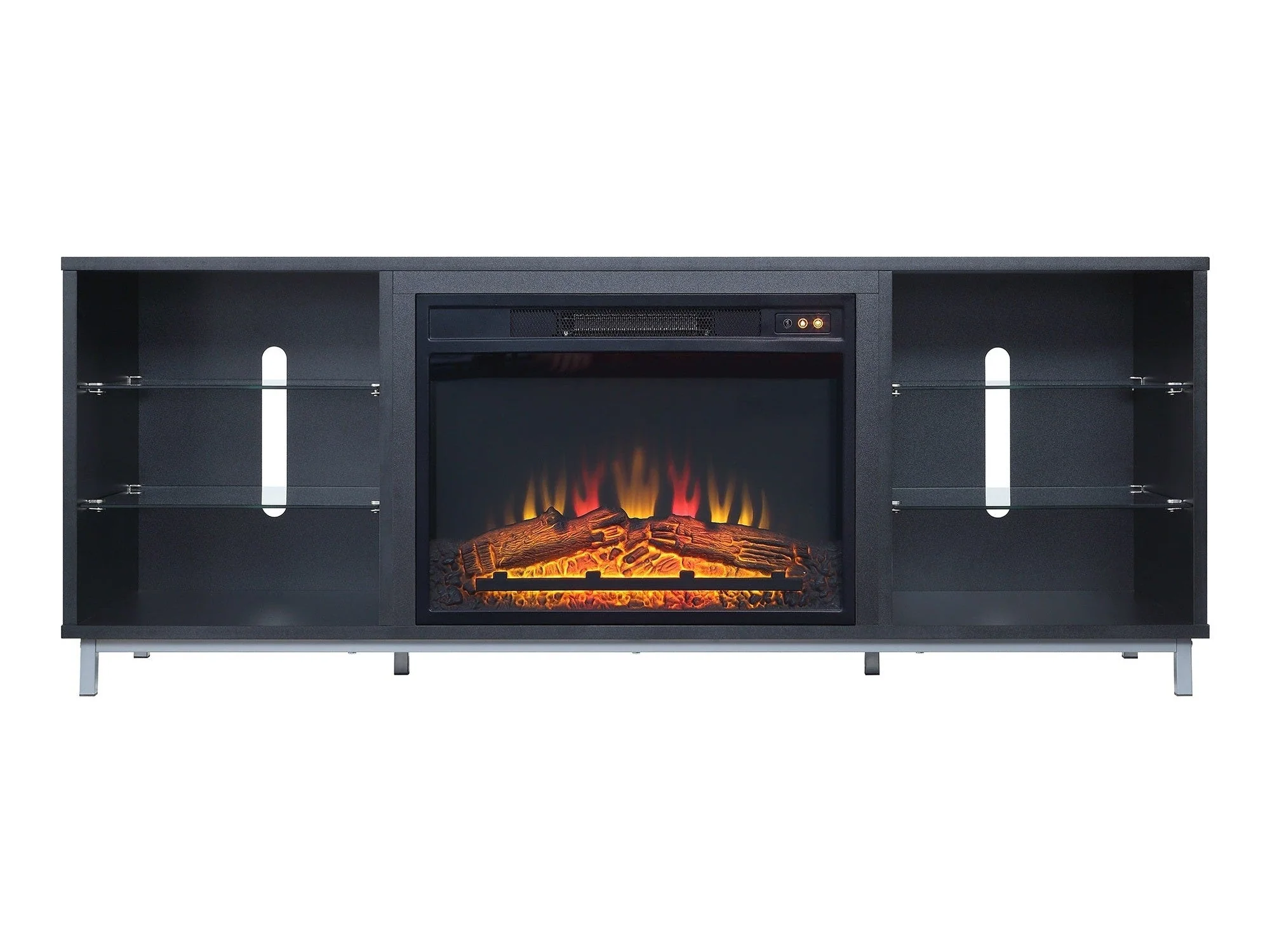 Brighton Fireplace in Onyx