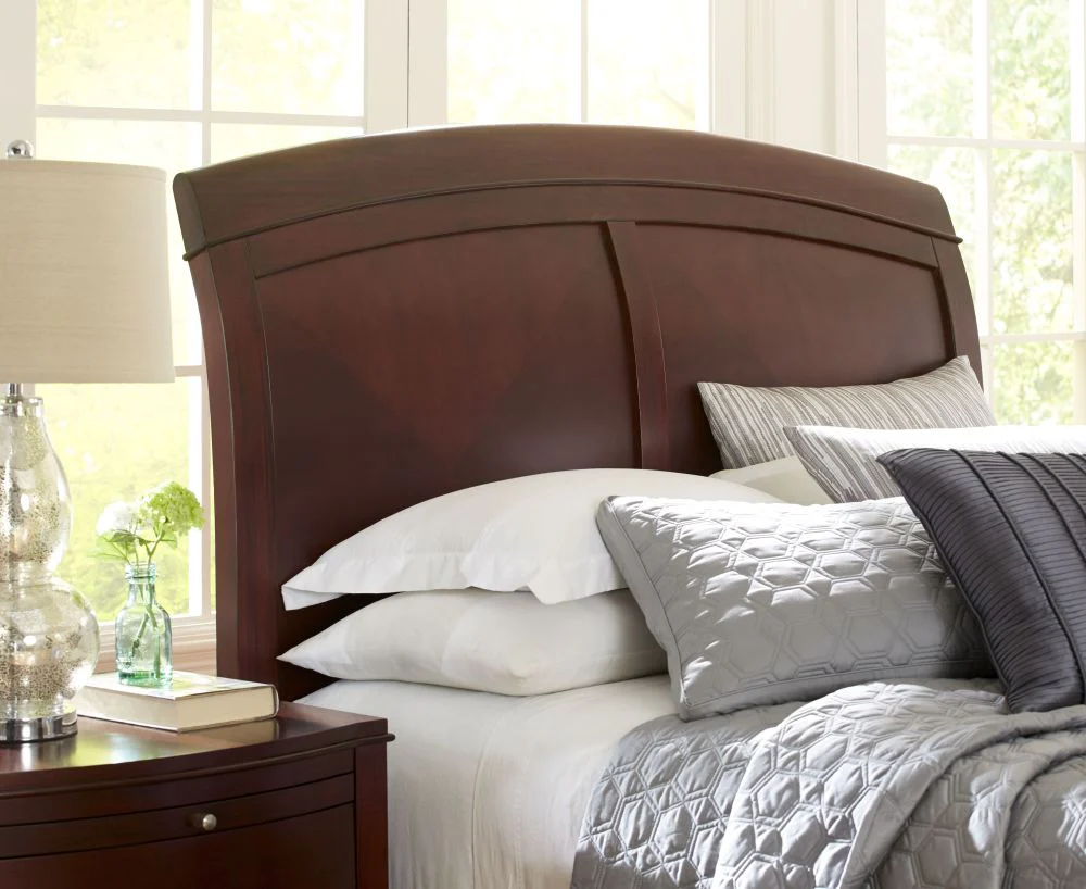 Brighton Wood Eastern King Sleigh Bed in Cinnamon - Image 4
