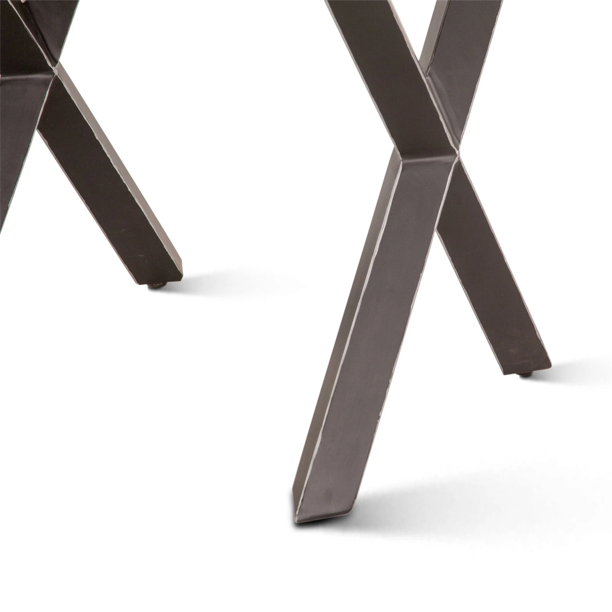 Brisbane 26" Side Table in Natural Sheesham Wood and Iron - Image 7
