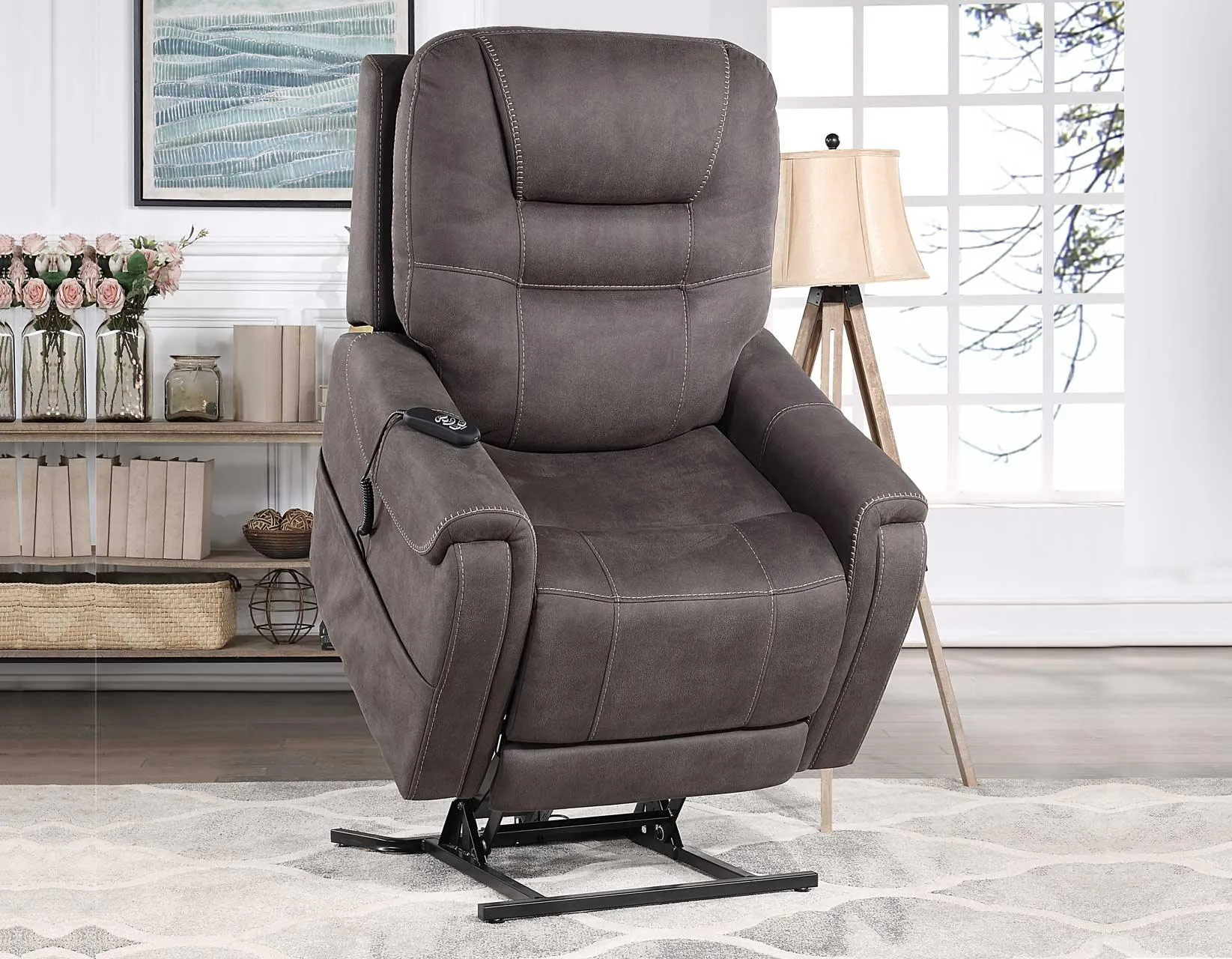 Brisbane Stone Power Lift Chair w/Three Heat Zones - Image 22