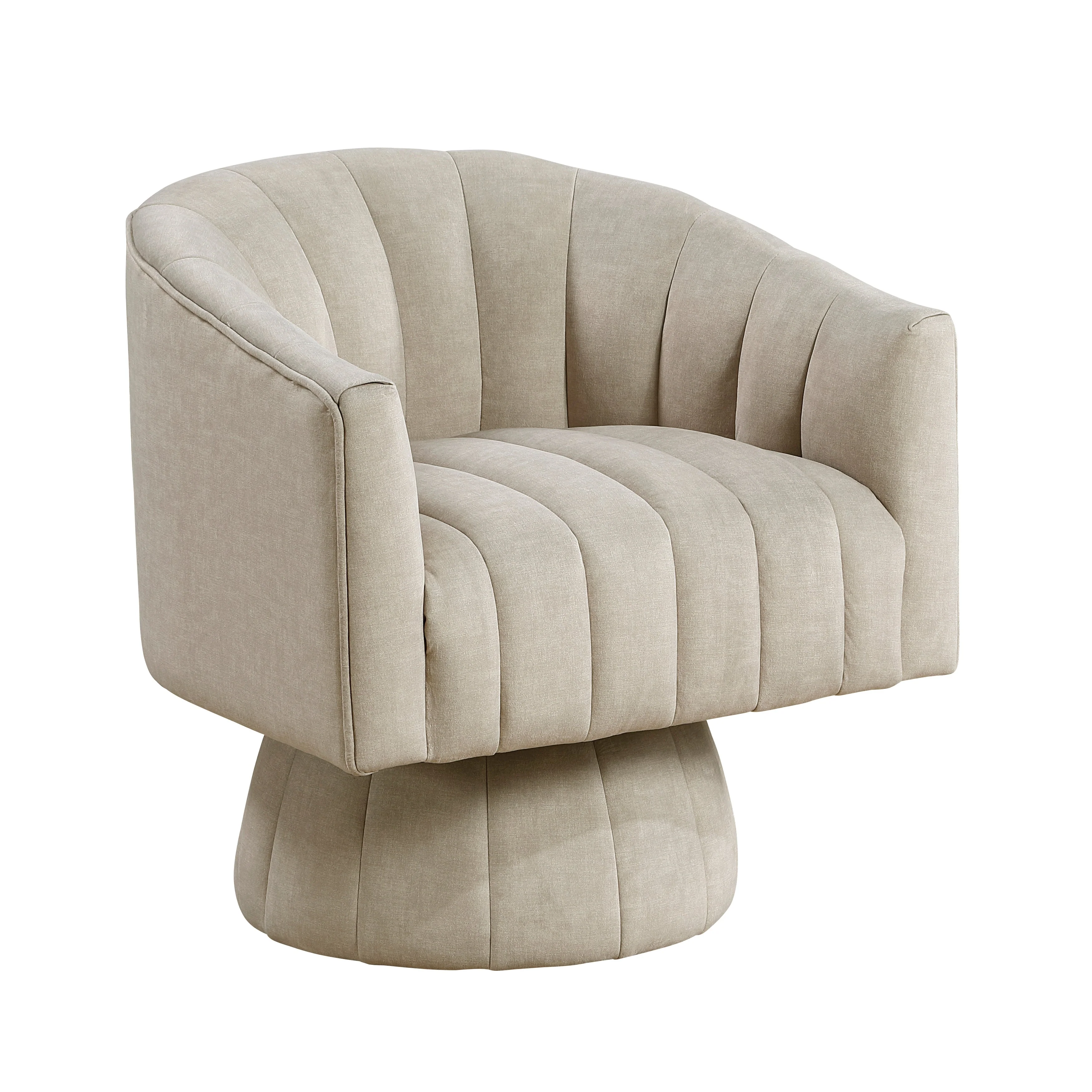 Bristol Taupe Swivel Chair - Image 2