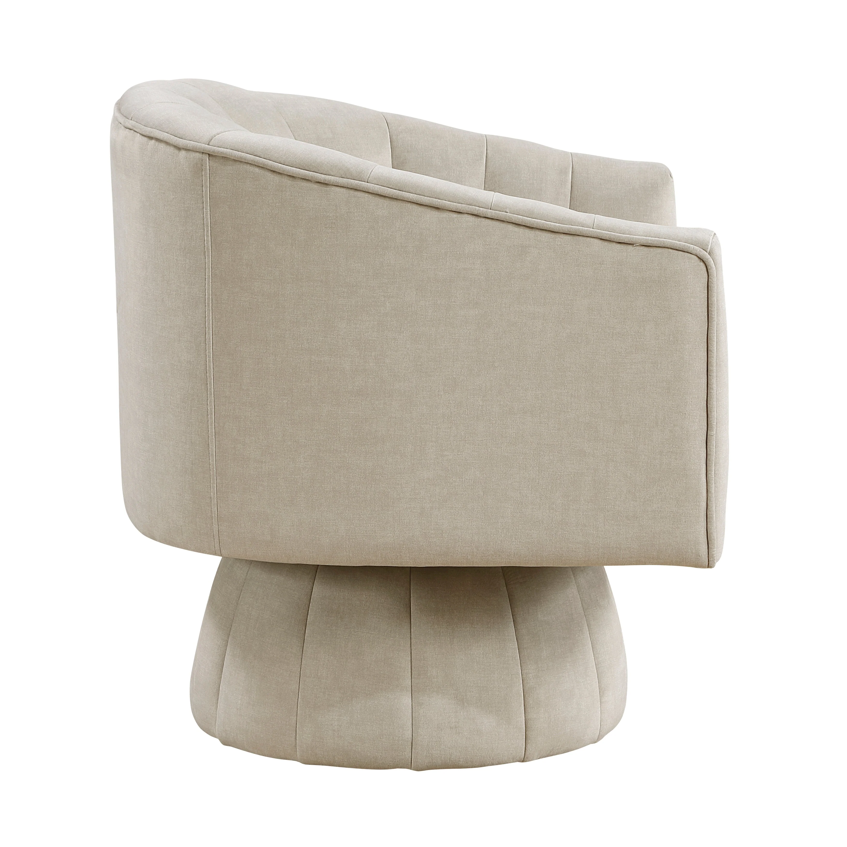 Bristol Taupe Swivel Chair - Image 3