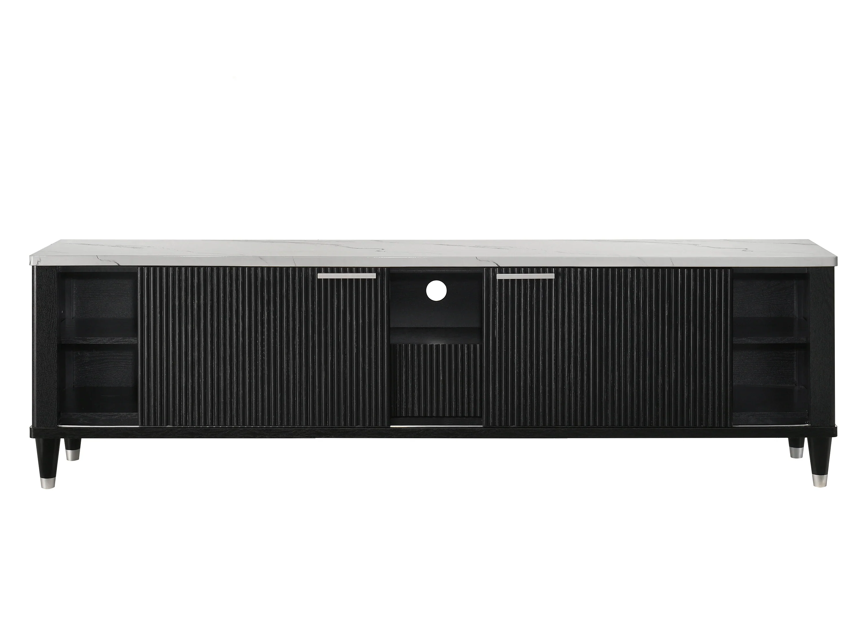 Britany Black TV Stand - Image 2