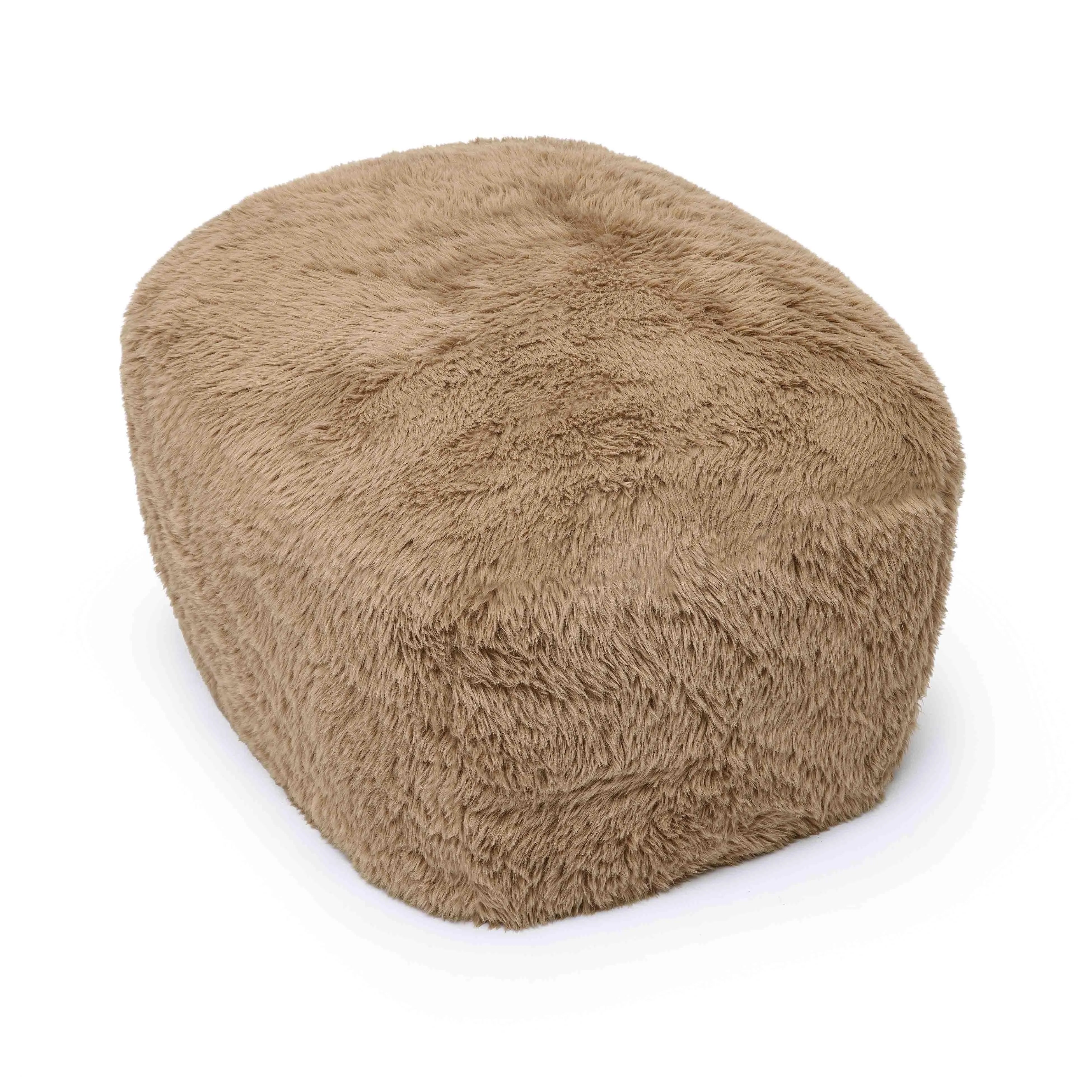 Britt Vegan Shearling Ottoman - Image 10