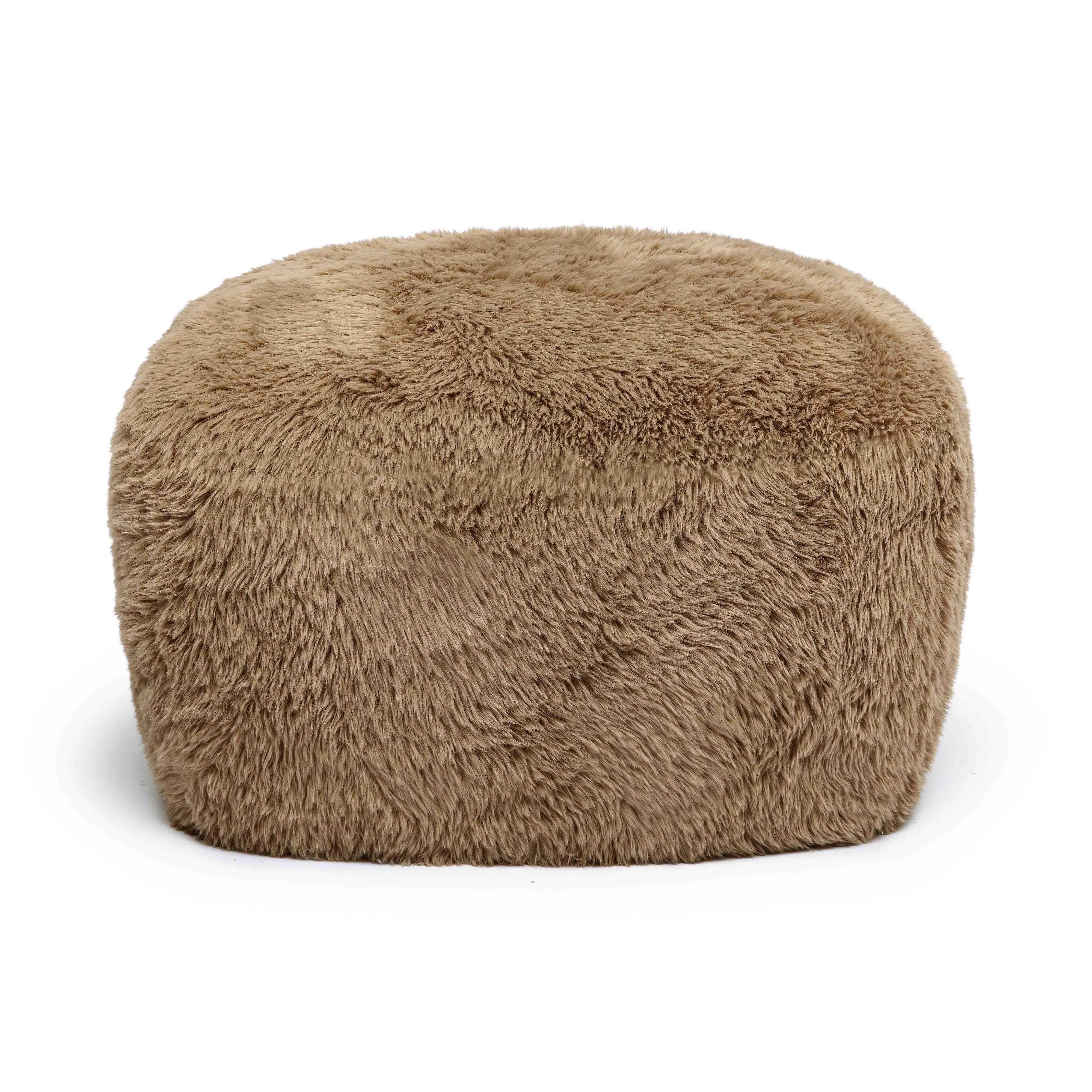 Britt Vegan Shearling Ottoman - Image 9