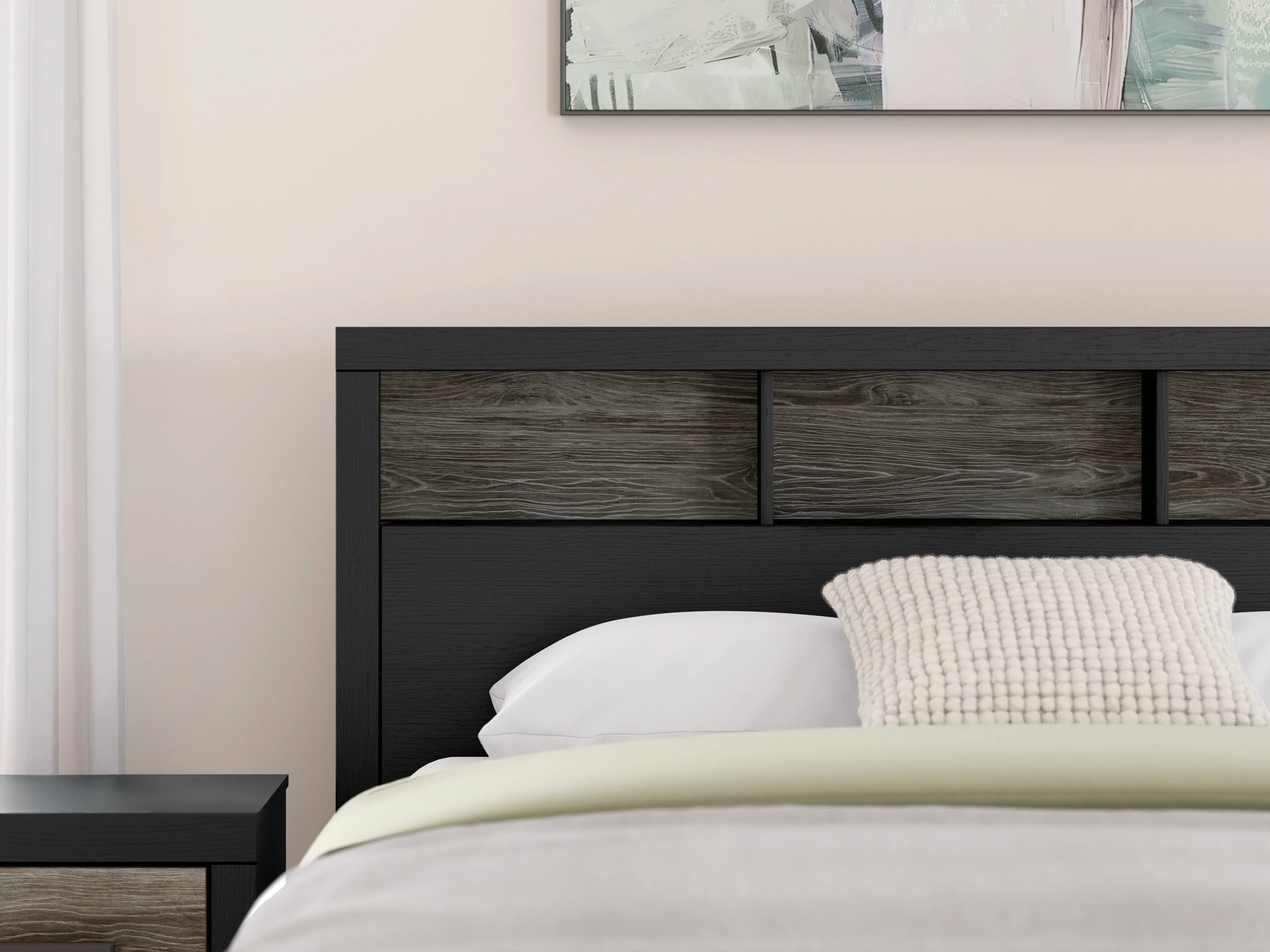 Broachmyn Black/Gray Bookcase Youth Panel Bedroom Set - Image 9