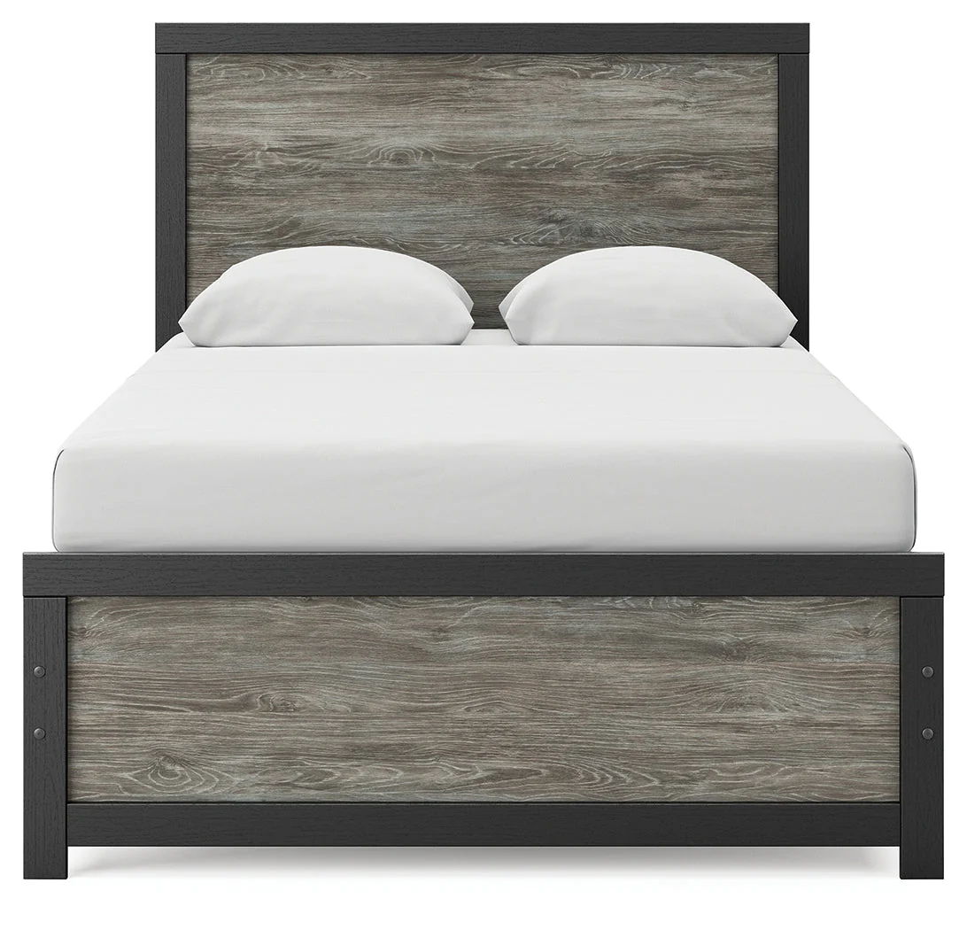 Broachmyn Black/Gray Full Panel Bed - Image 5