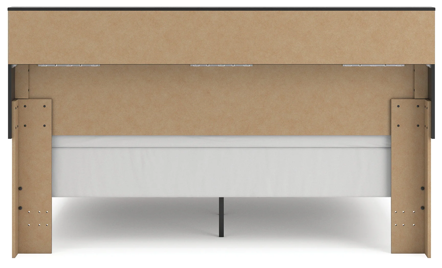 Broachmyn Black/Gray King Bookcase Bed - Image 4