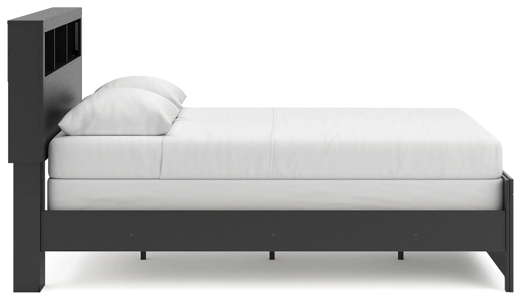 Broachmyn Black/Gray Queen Bookcase Bed - Image 7
