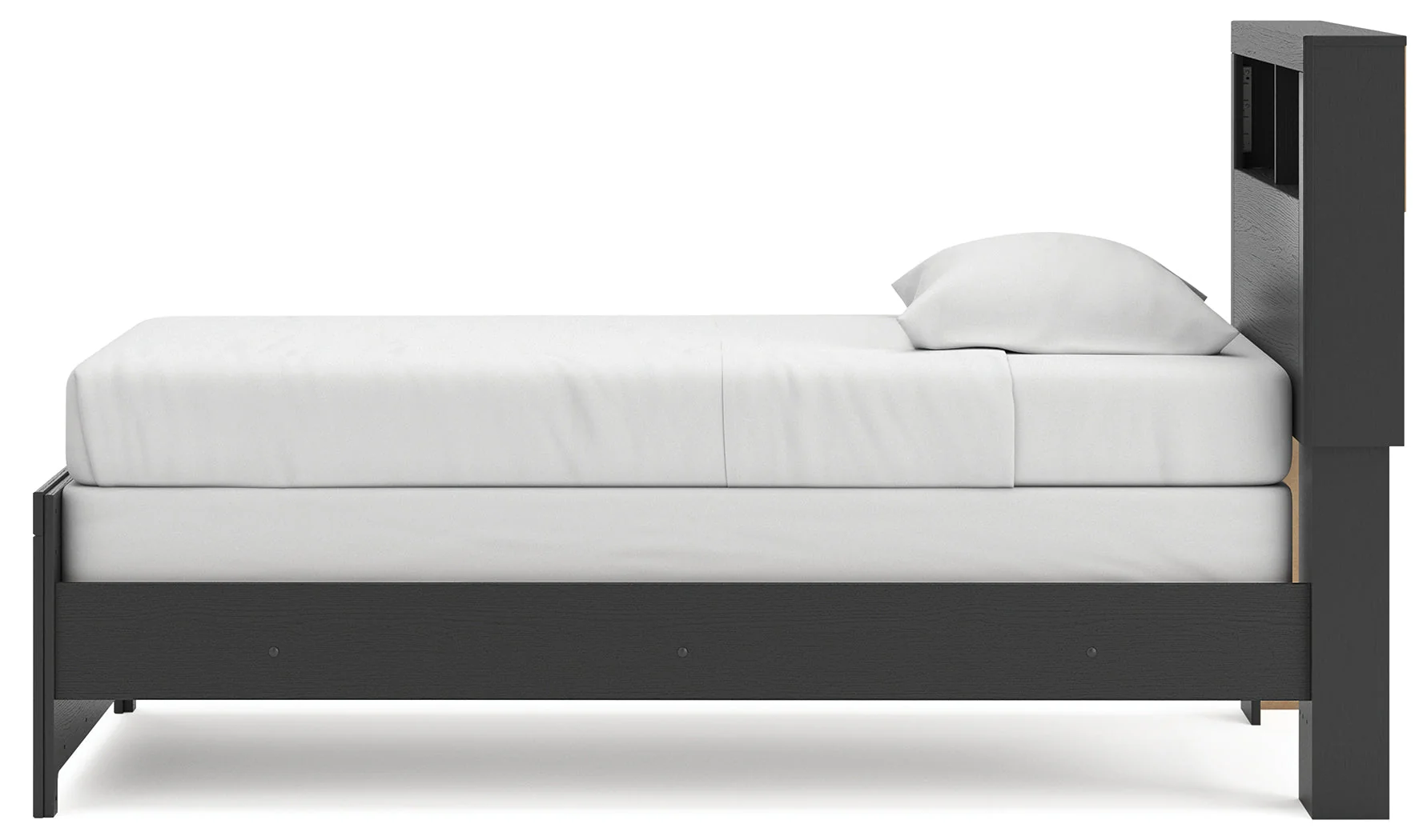 Broachmyn Black/Gray Twin Bookcase Bed - Image 6