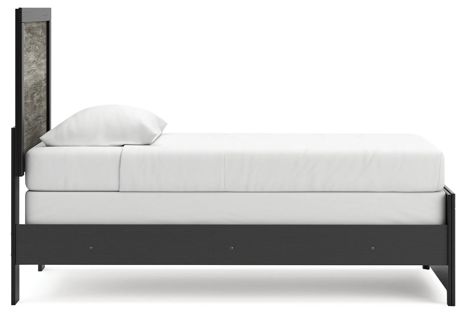 Broachmyn Black/Gray Twin Panel Bed - Image 7