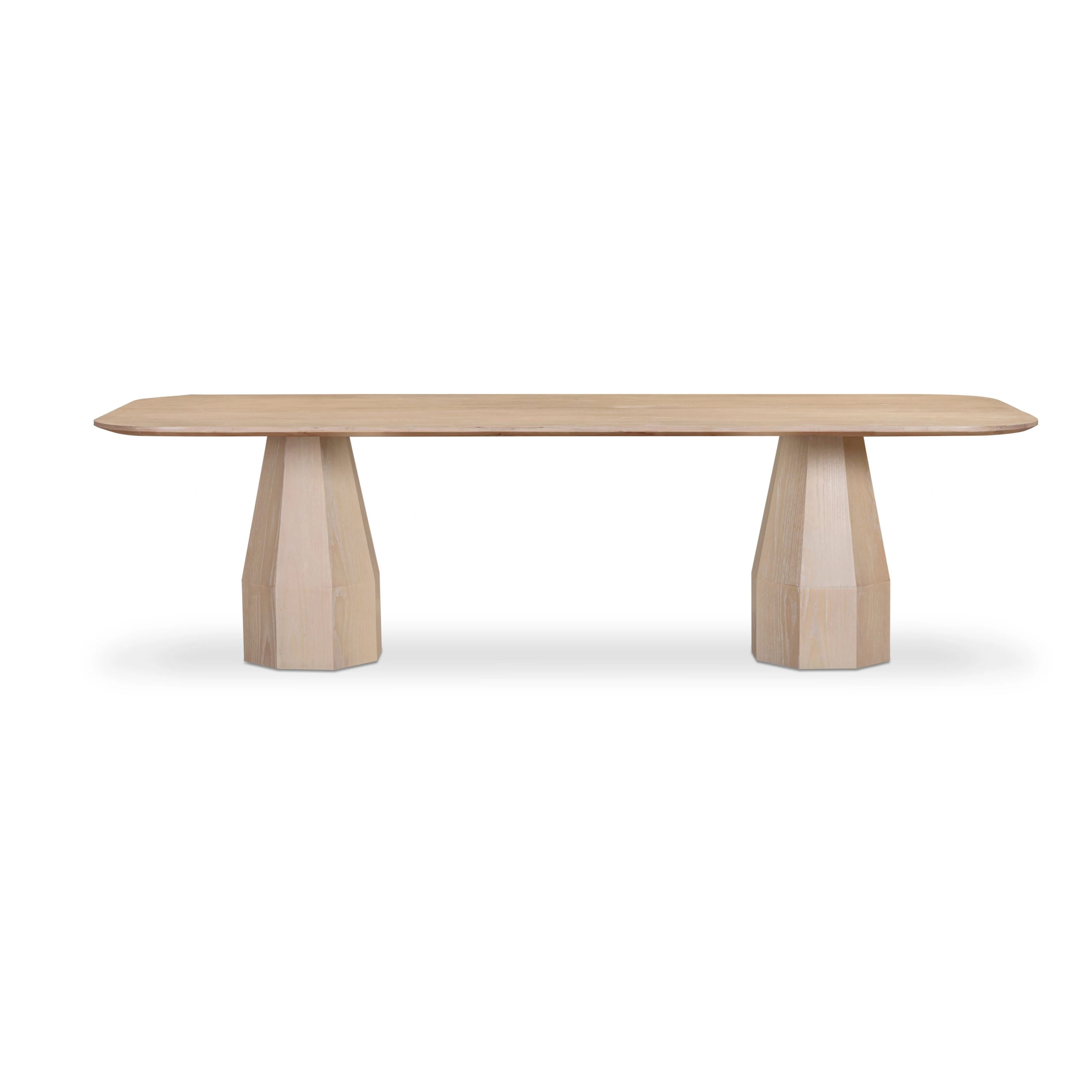 Brocha 106" Ash Wood Rectangular Dining Table - Image 6