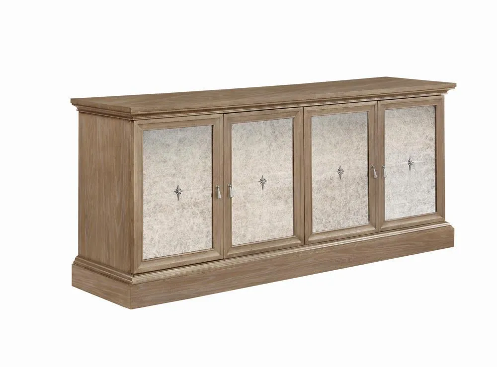 Brockway Cove 4-Door Server Barley Brown - Image 2