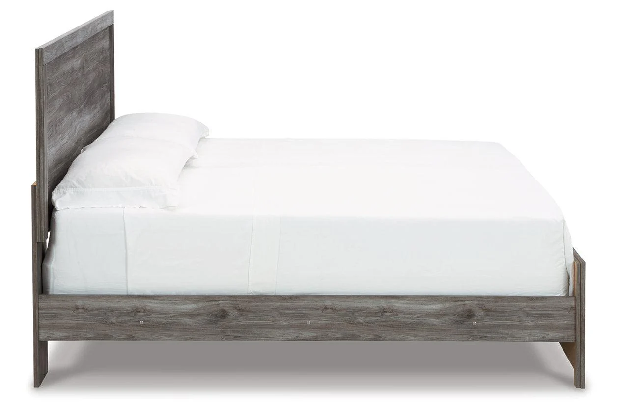 Bronyan Dark Gray King Panel Bed - Image 4